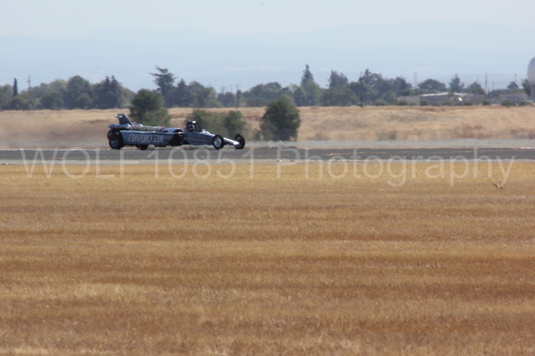 Aviation photography by WOLF10851 featuring Smoke N Thunder Jet Car, Smoke N Thunder, California Capital Airshow 2012.