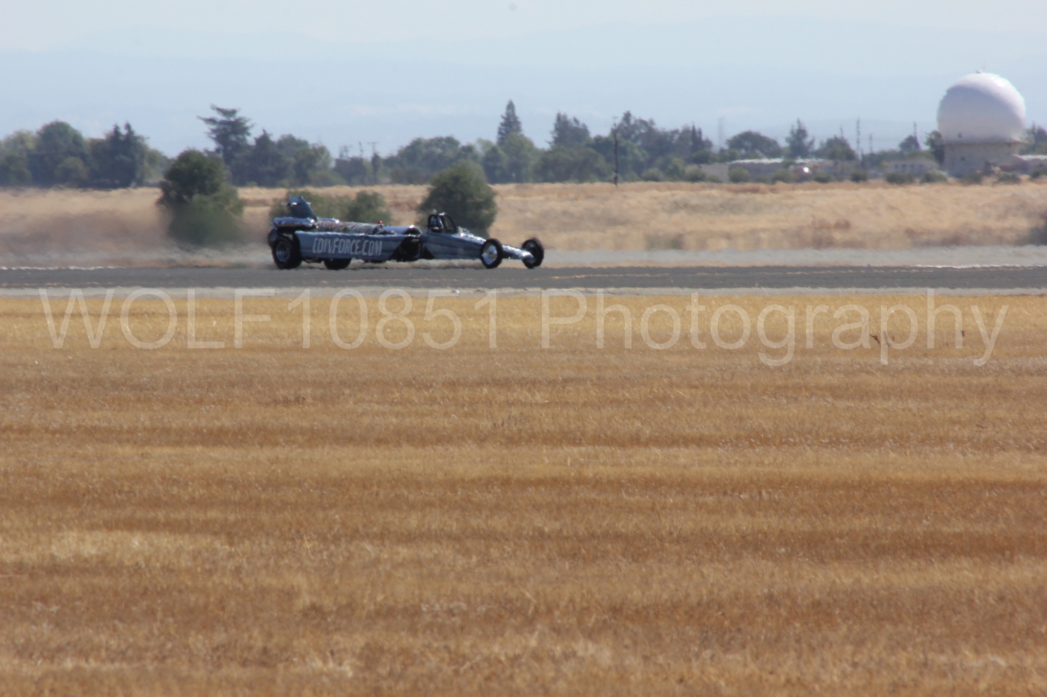 Aviation photography by WOLF10851 featuring Smoke N Thunder Jet Car, Smoke N Thunder, California Capital Airshow 2012.