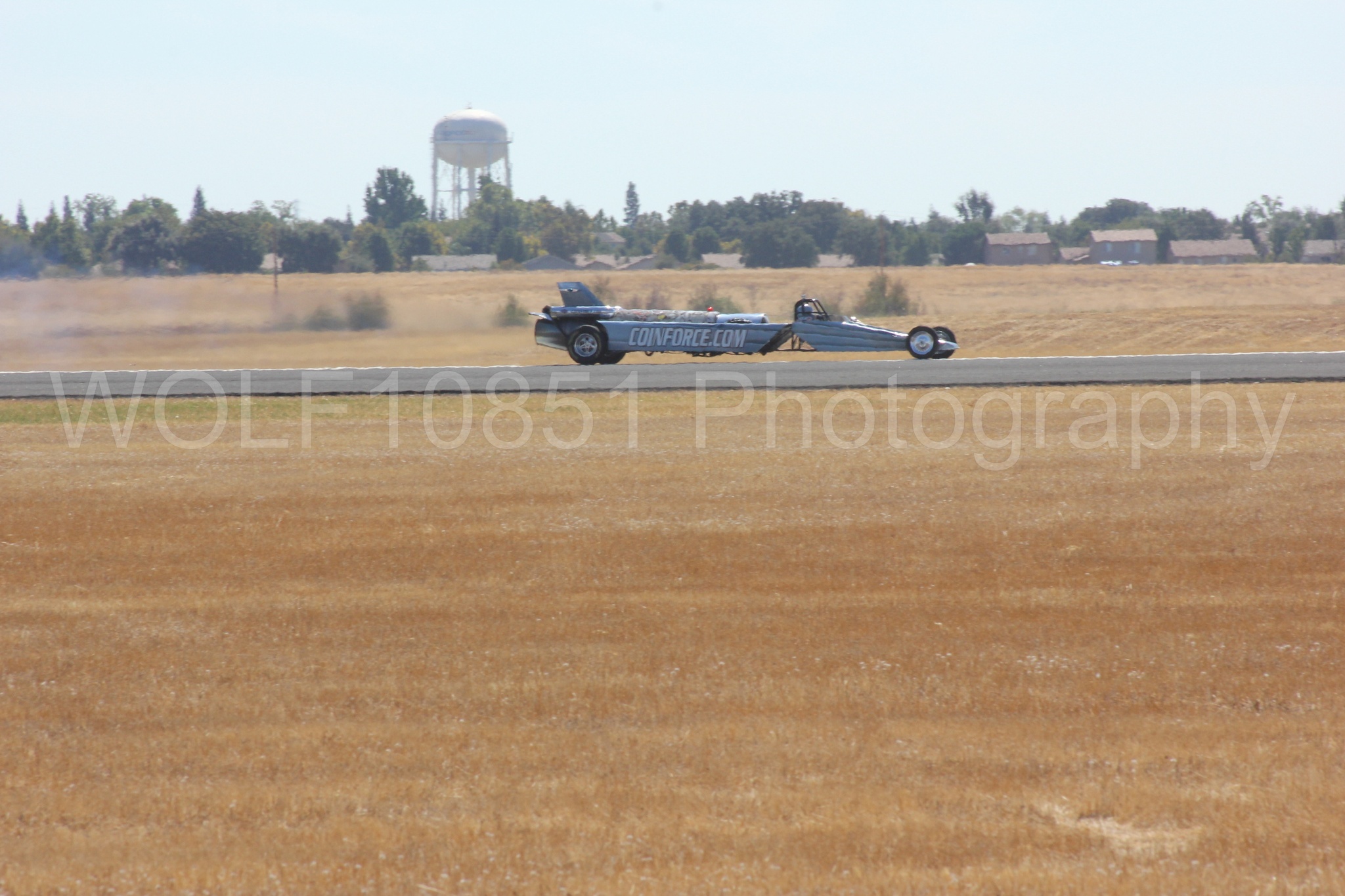 Aviation photography by WOLF10851 featuring Smoke N Thunder Jet Car, Smoke N Thunder, California Capital Airshow 2012.