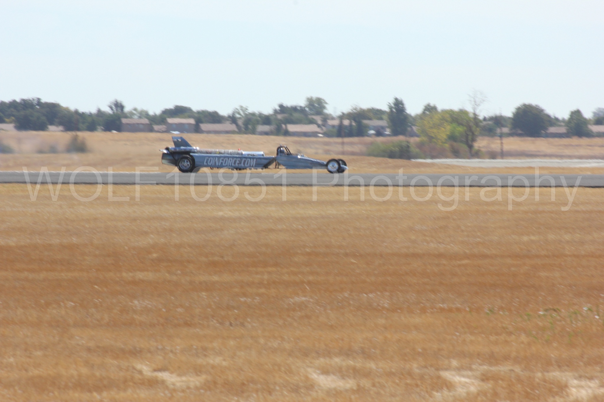 Aviation photography by WOLF10851 featuring Smoke N Thunder Jet Car, Smoke N Thunder, California Capital Airshow 2012.