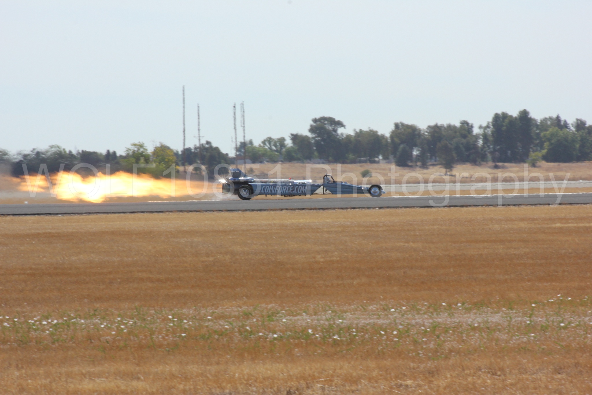 Aviation photography by WOLF10851 featuring Smoke N Thunder Jet Car, Smoke N Thunder, California Capital Airshow 2012.