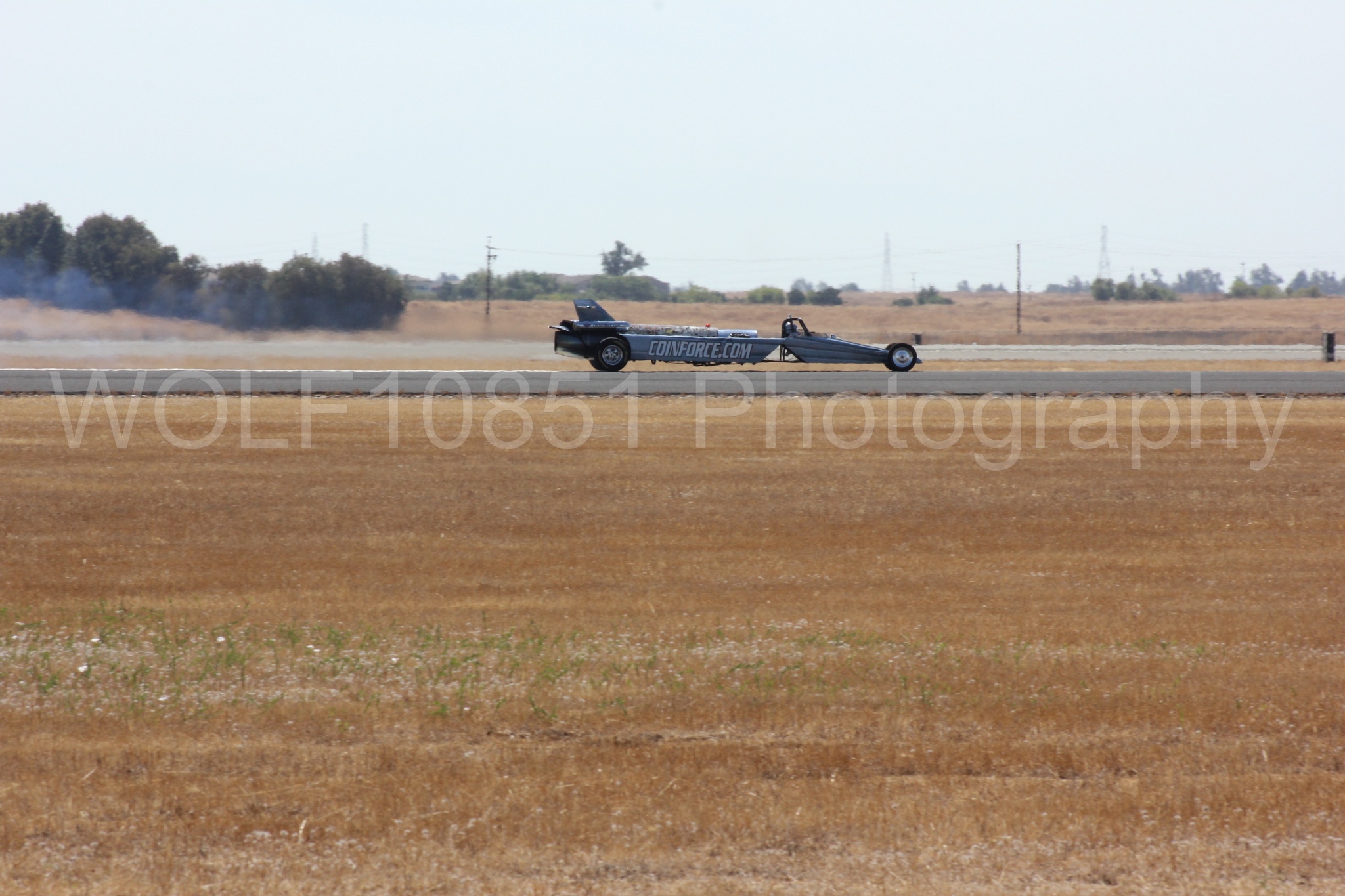 Aviation photography by WOLF10851 featuring Smoke N Thunder Jet Car, Smoke N Thunder, California Capital Airshow 2012.
