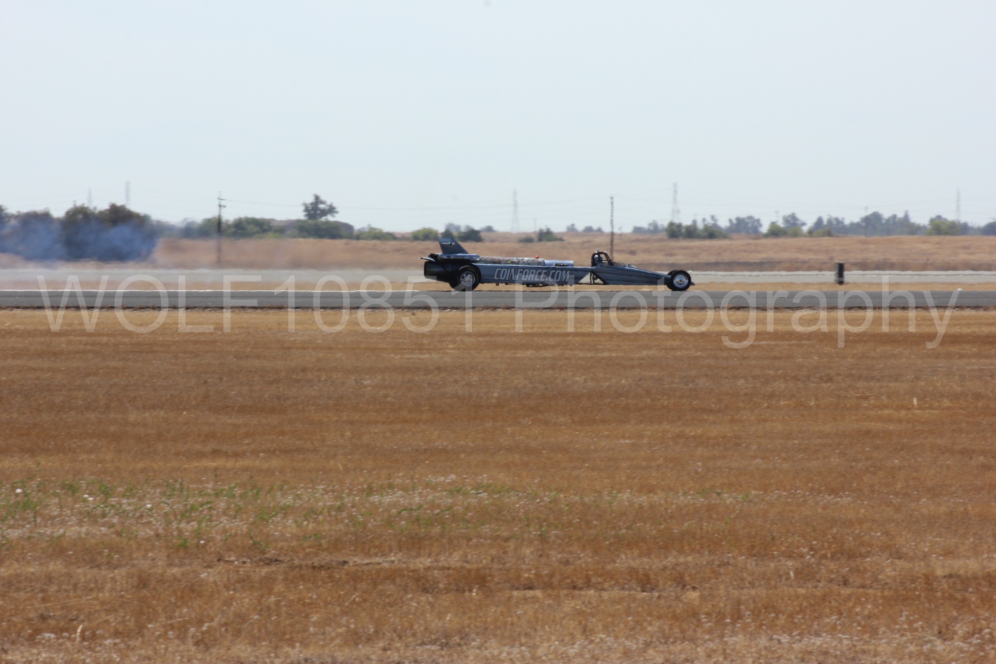 Aviation photography by WOLF10851 featuring Smoke N Thunder Jet Car, Smoke N Thunder, California Capital Airshow 2012.