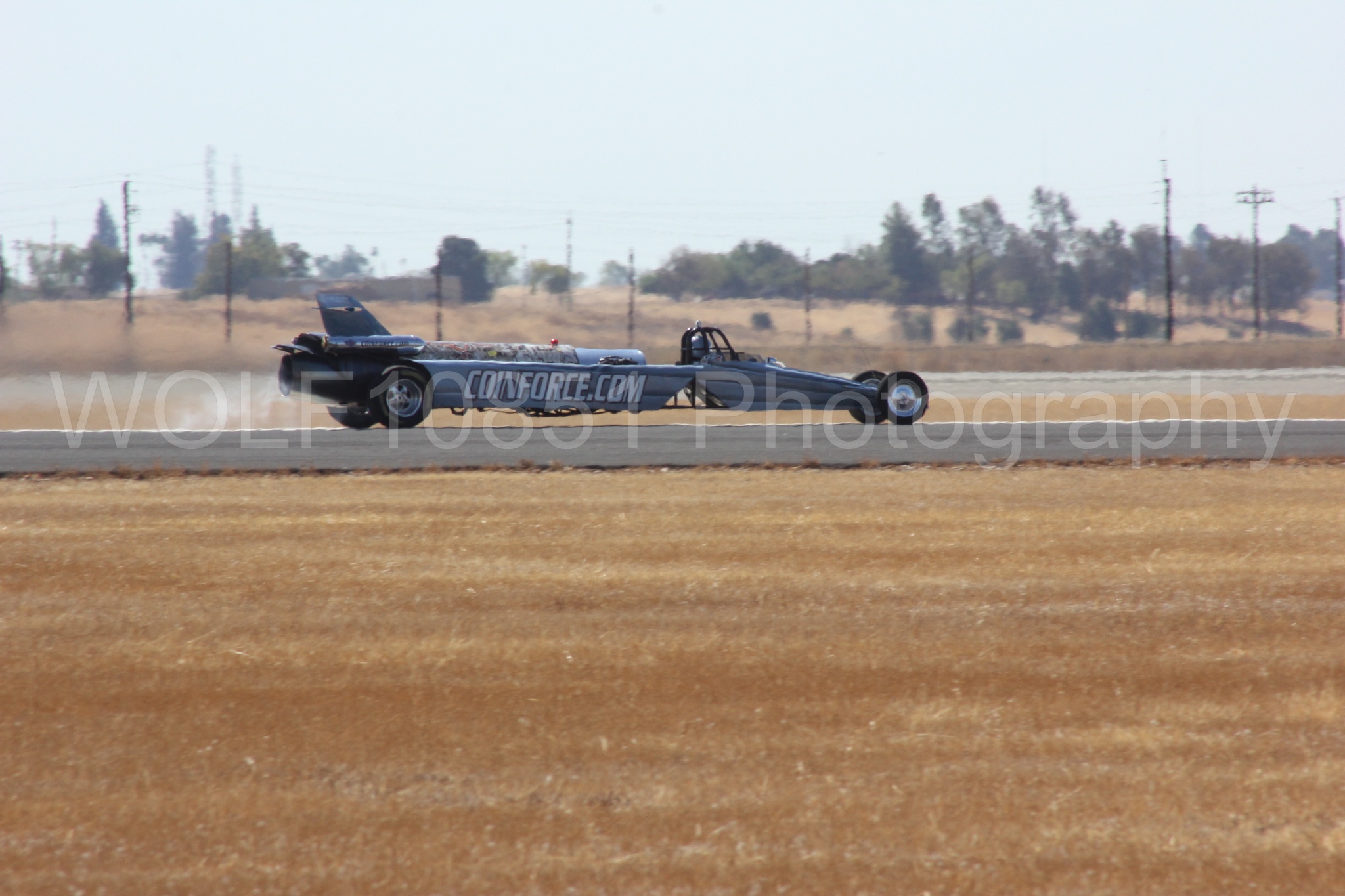 Aviation photography by WOLF10851 featuring Smoke N Thunder Jet Car, Smoke N Thunder, California Capital Airshow 2012.