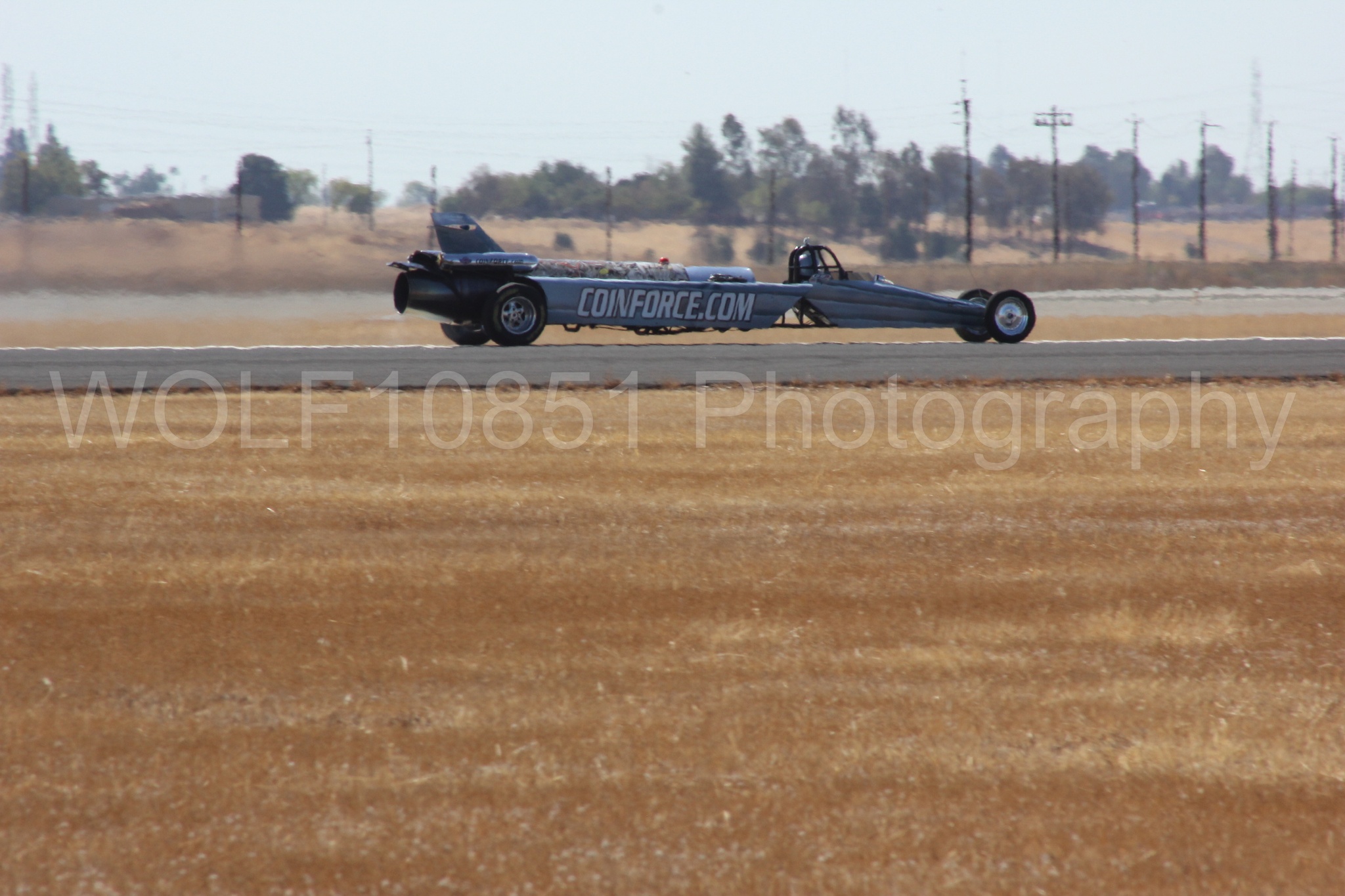 Aviation photography by WOLF10851 featuring Smoke N Thunder Jet Car, Smoke N Thunder, California Capital Airshow 2012.