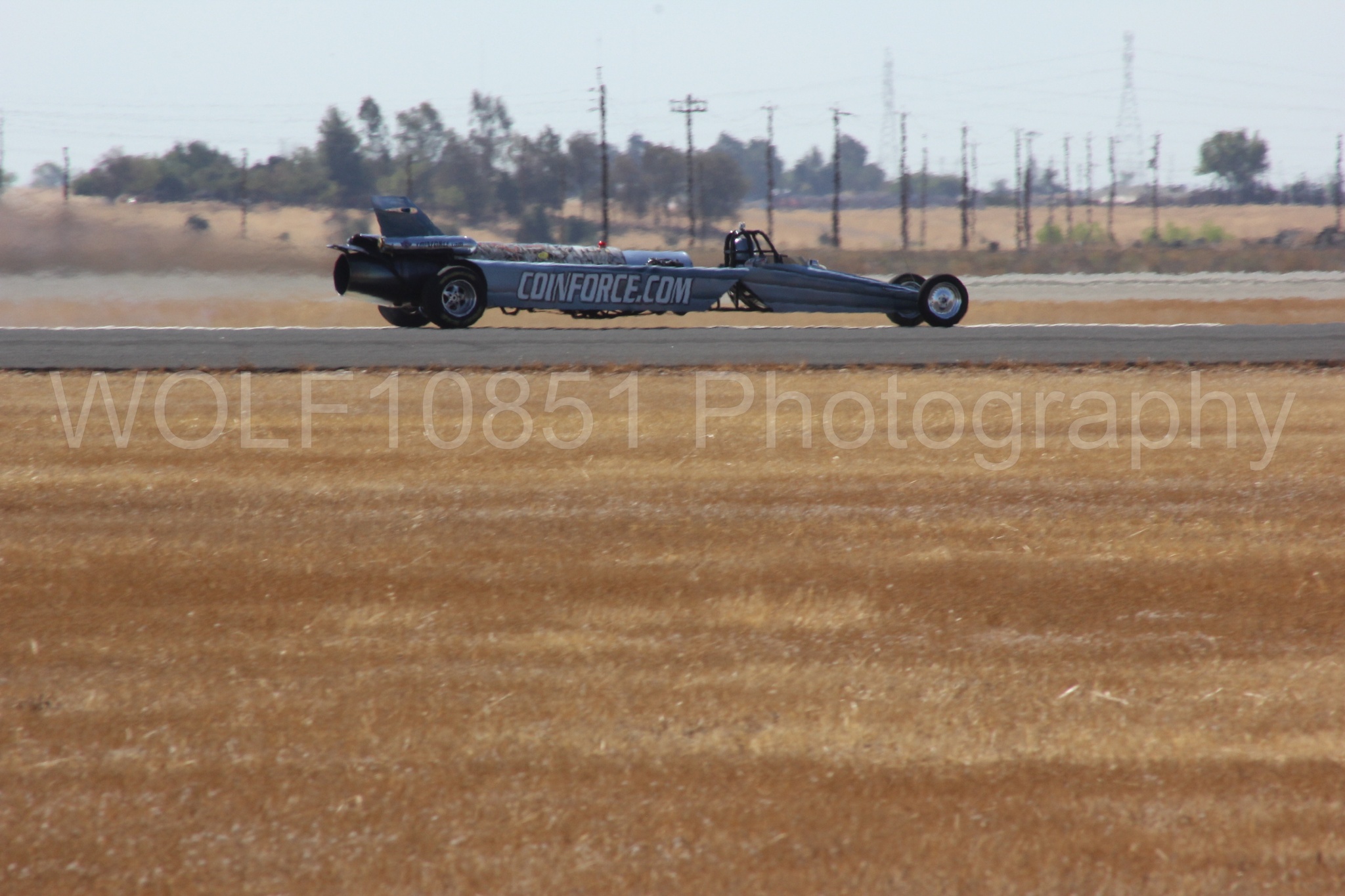 Aviation photography by WOLF10851 featuring Smoke N Thunder Jet Car, Smoke N Thunder, California Capital Airshow 2012.