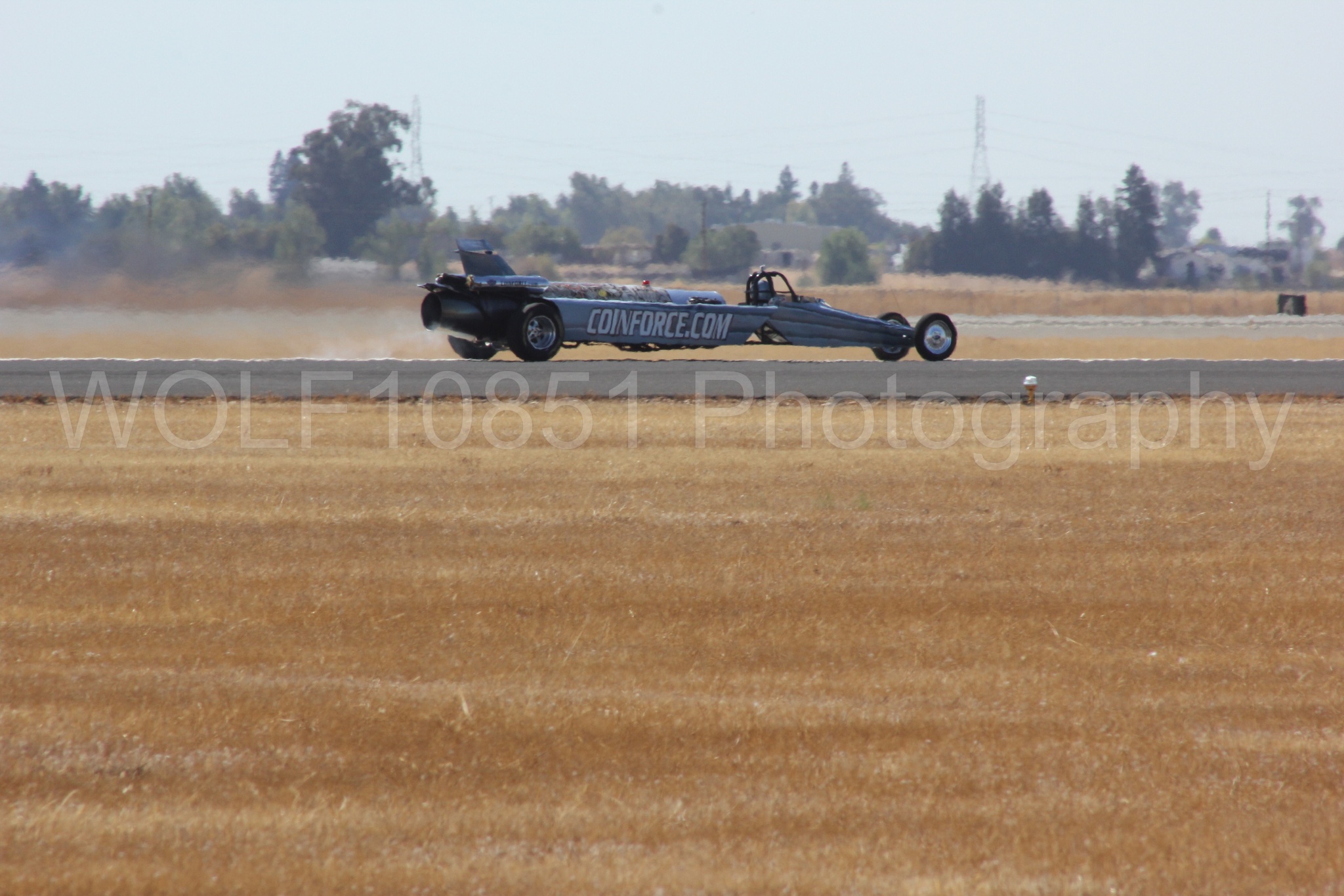 Aviation photography by WOLF10851 featuring Smoke N Thunder Jet Car, Smoke N Thunder, California Capital Airshow 2012.