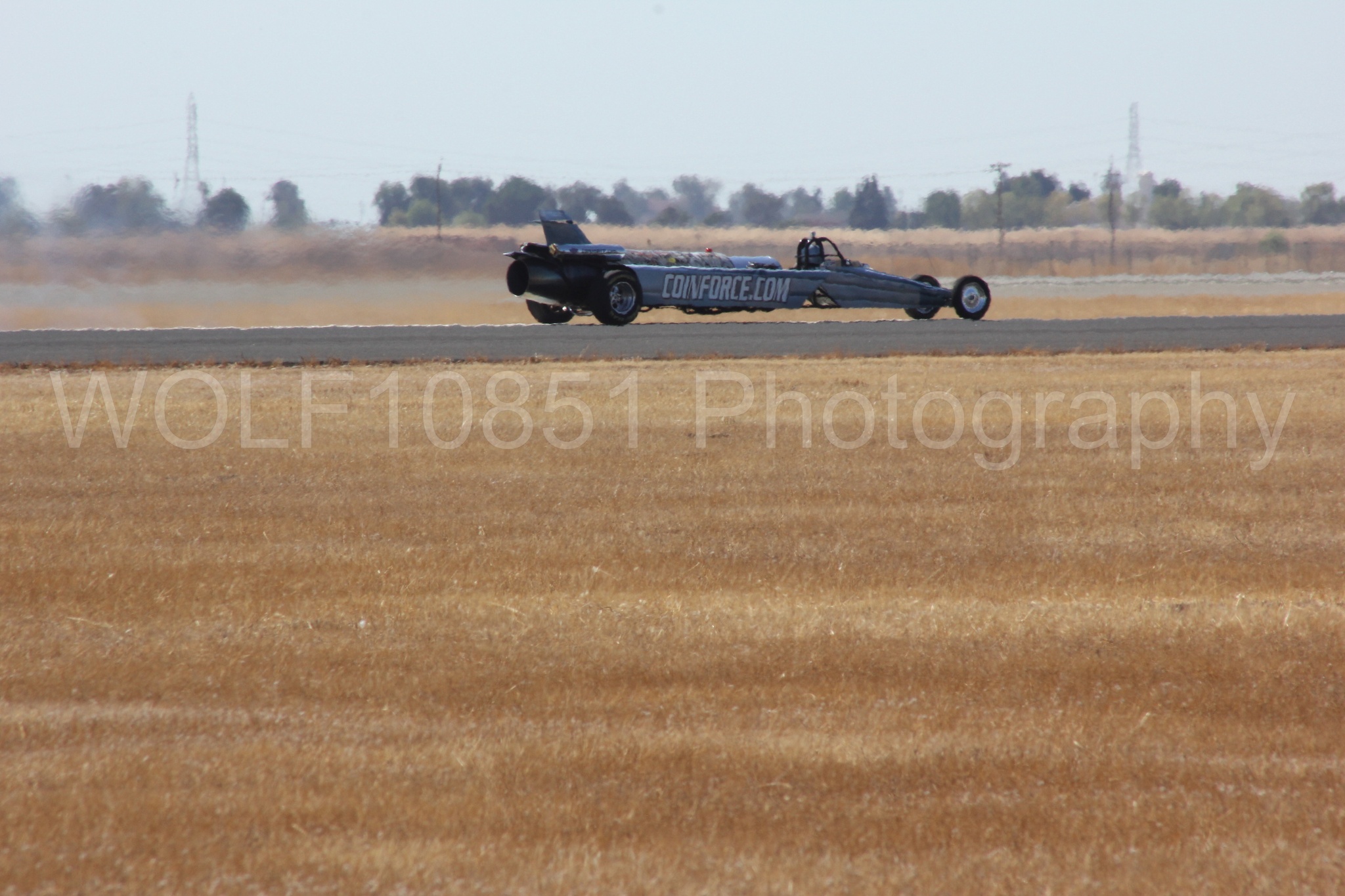 Aviation photography by WOLF10851 featuring Smoke N Thunder Jet Car, Smoke N Thunder, California Capital Airshow 2012.
