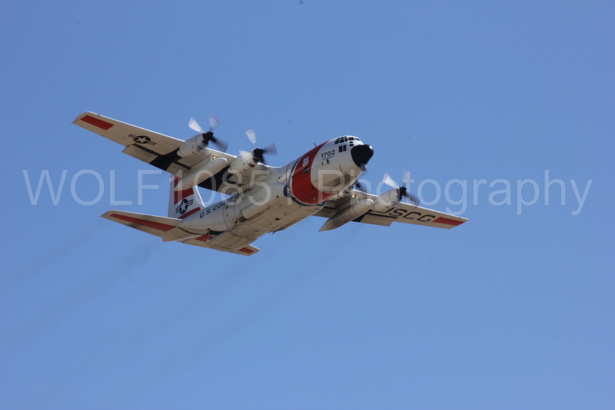 Aviation photography by WOLF10851 featuring C-130 Hercules, USCG, California Capital Airshow 2012.