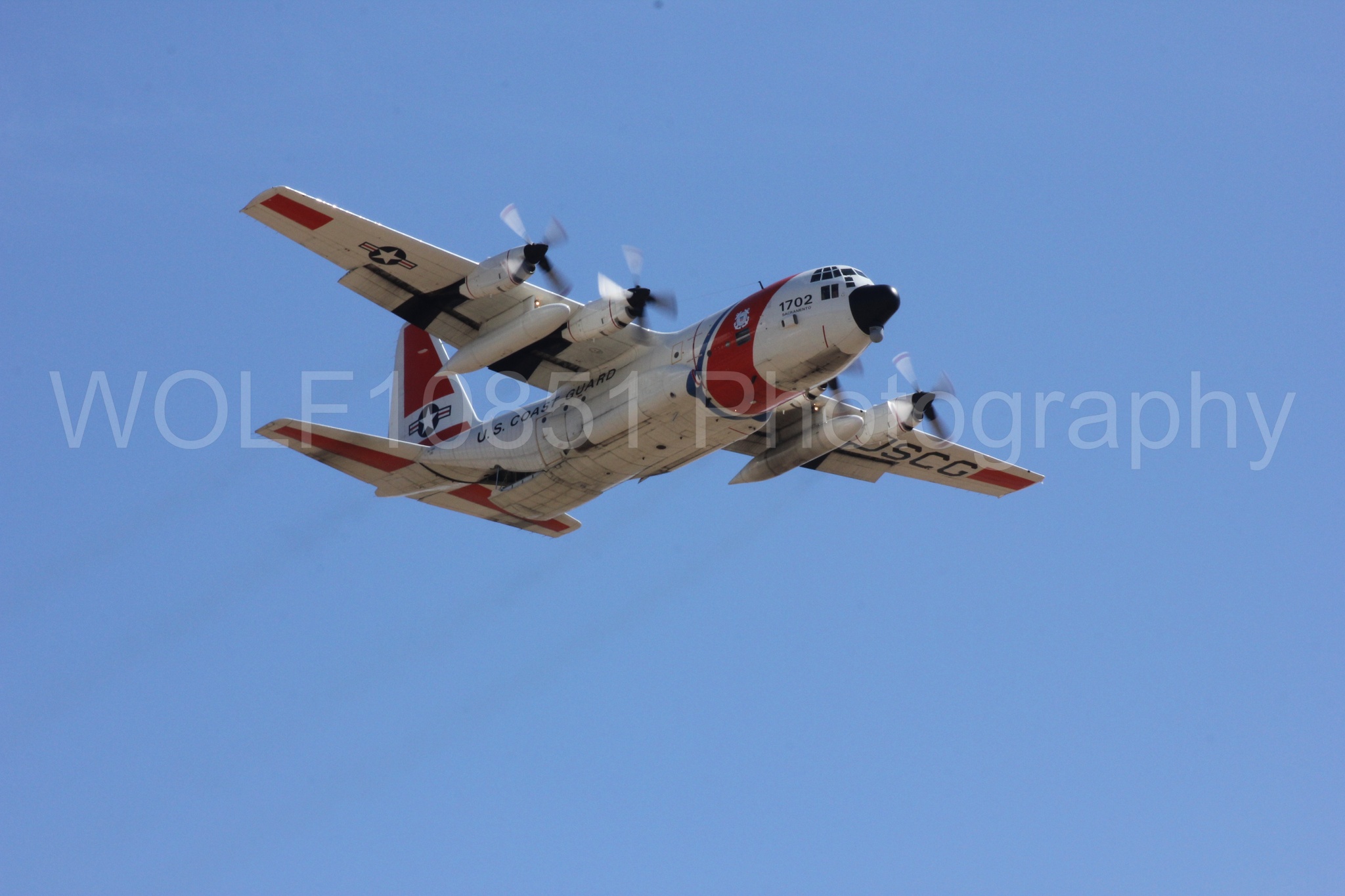 Aviation photography by WOLF10851 featuring C-130 Hercules, USCG, California Capital Airshow 2012.