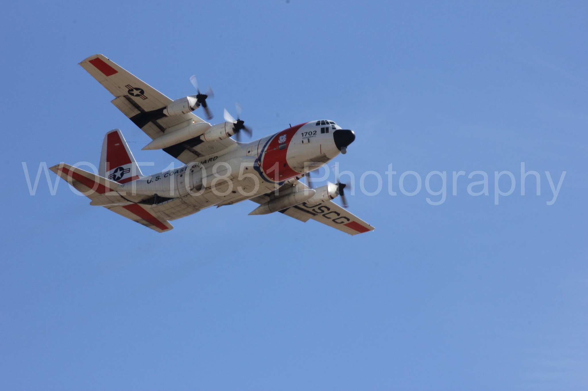 Aviation photography by WOLF10851 featuring C-130 Hercules, USCG, California Capital Airshow 2012.