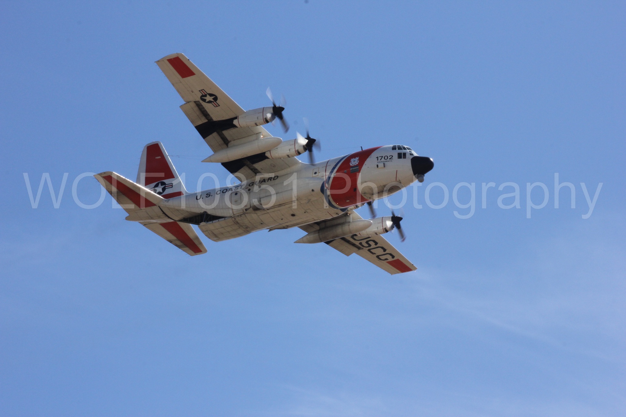 Aviation photography by WOLF10851 featuring C-130 Hercules, USCG, California Capital Airshow 2012.