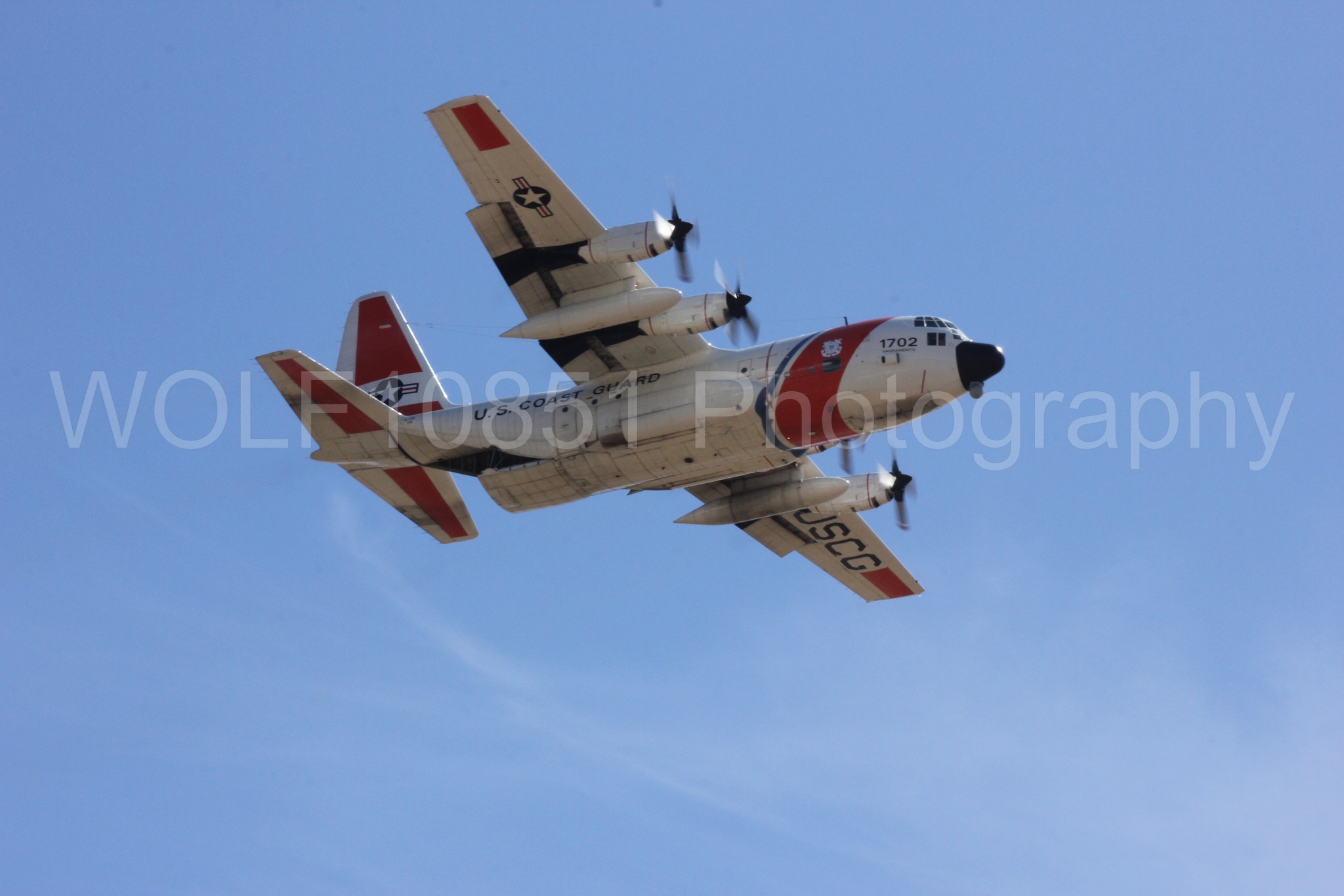 Aviation photography by WOLF10851 featuring C-130 Hercules, USCG, California Capital Airshow 2012.