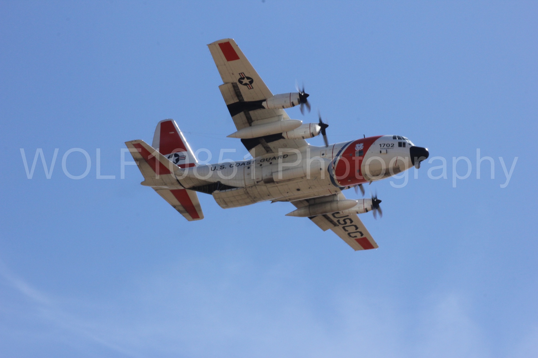 Aviation photography by WOLF10851 featuring C-130 Hercules, USCG, California Capital Airshow 2012.