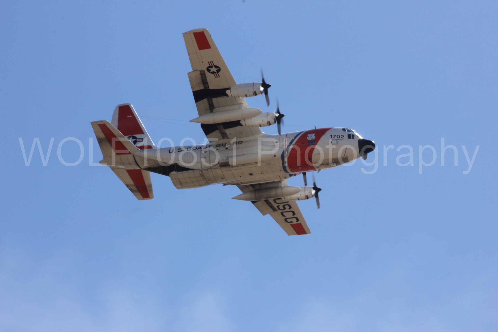 Aviation photography by WOLF10851 featuring C-130 Hercules, USCG, California Capital Airshow 2012.