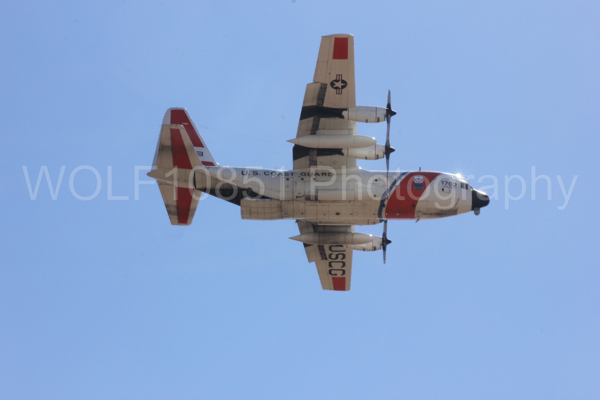 Aviation photography by WOLF10851 featuring C-130 Hercules, USCG, California Capital Airshow 2012.
