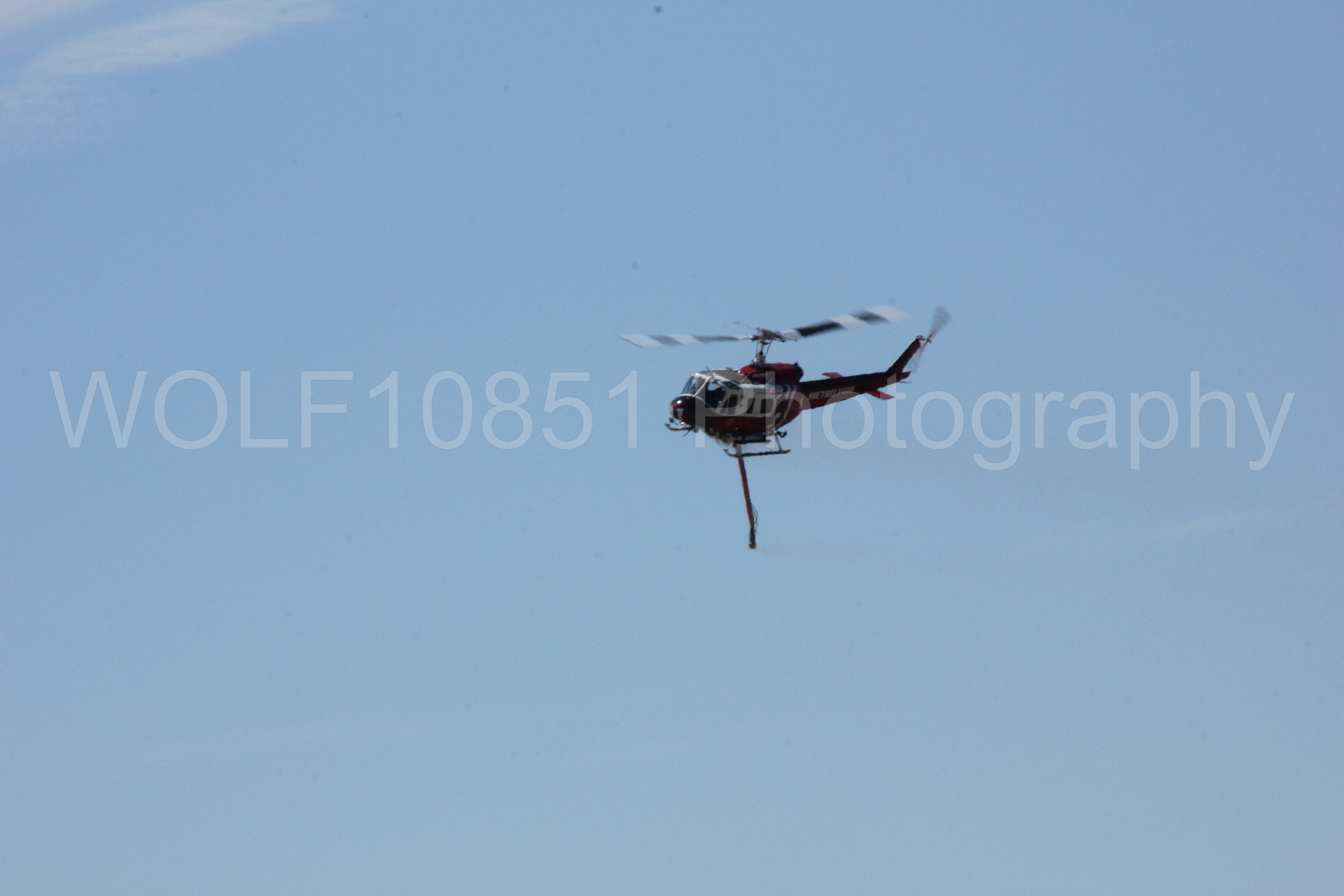 Aviation photography by WOLF10851 featuring California Capital Airshow 2012, Bell UH-1 Iroquois Huey, Sacramento Metro Fire.