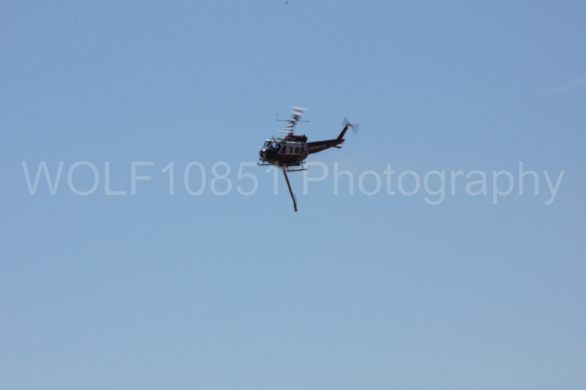 Aviation photography by WOLF10851 featuring California Capital Airshow 2012, Bell UH-1 Iroquois Huey, Sacramento Metro Fire.
