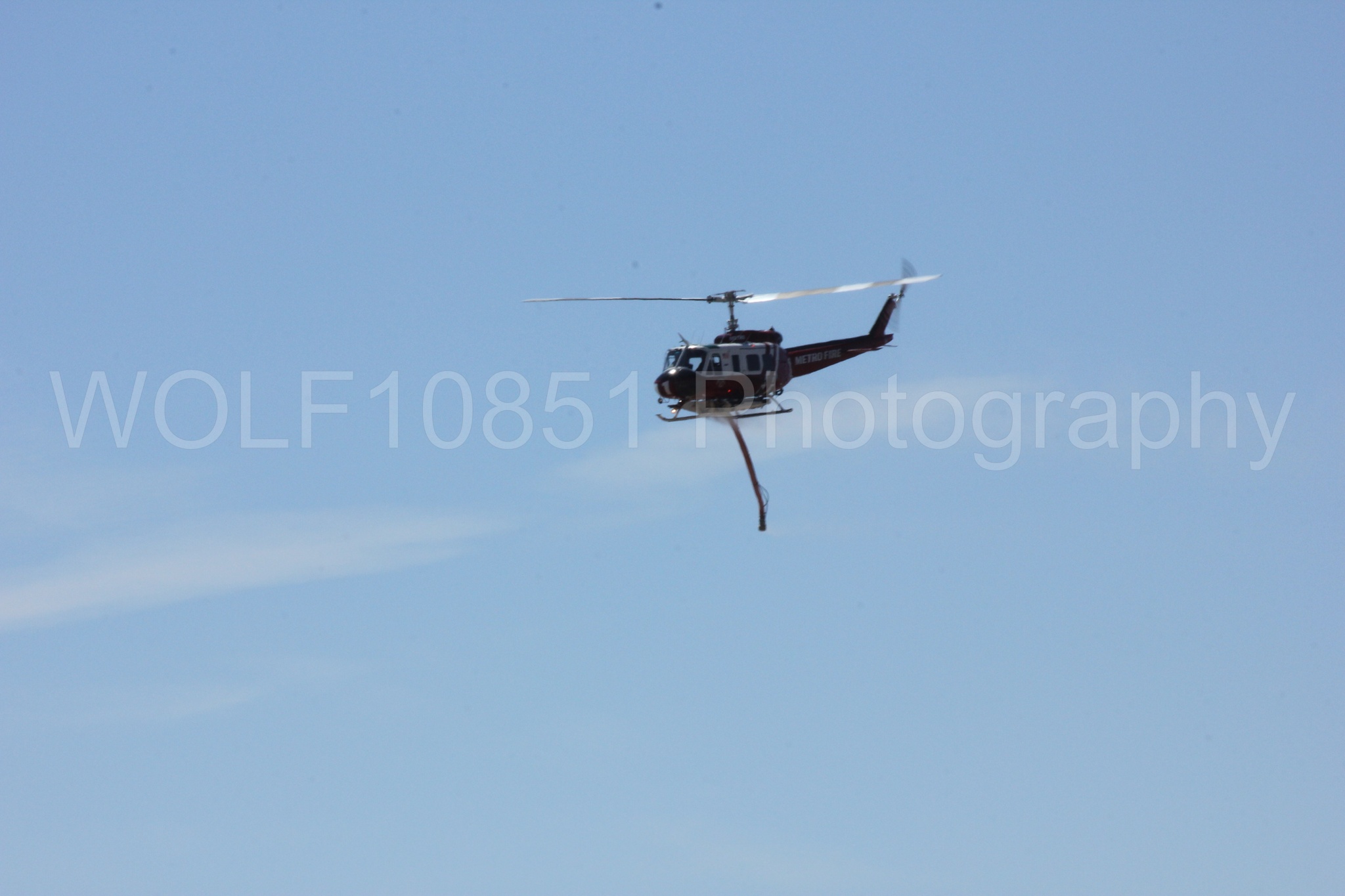 Aviation photography by WOLF10851 featuring California Capital Airshow 2012, Bell UH-1 Iroquois Huey, Sacramento Metro Fire.