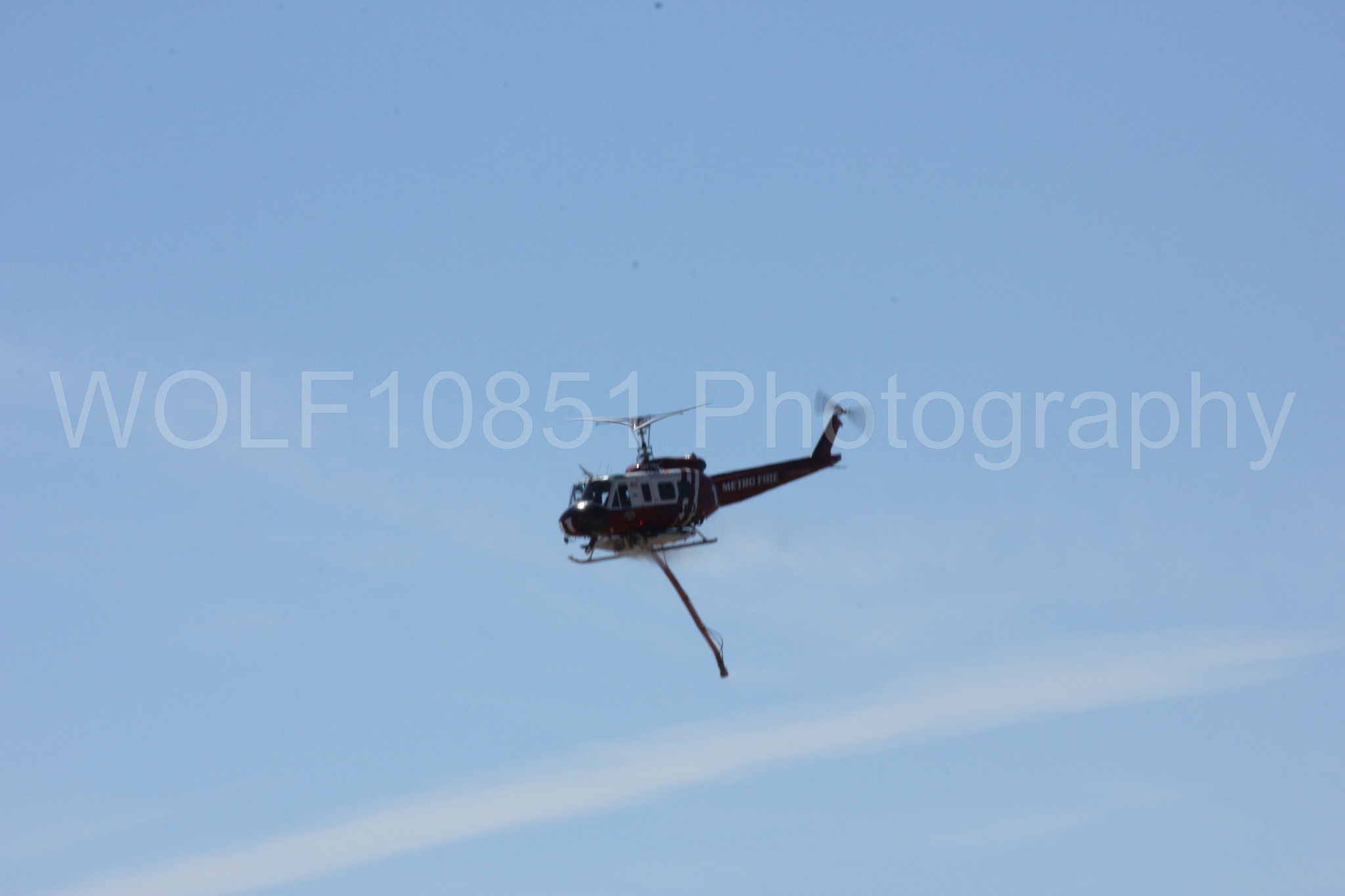 Aviation photography by WOLF10851 featuring California Capital Airshow 2012, Bell UH-1 Iroquois Huey, Sacramento Metro Fire.