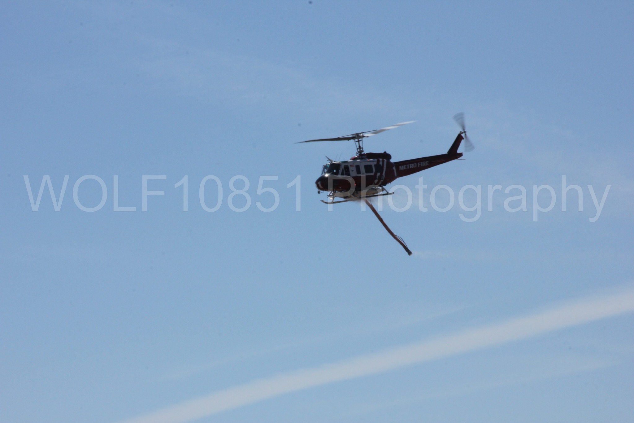 Aviation photography by WOLF10851 featuring California Capital Airshow 2012, Bell UH-1 Iroquois Huey, Sacramento Metro Fire.