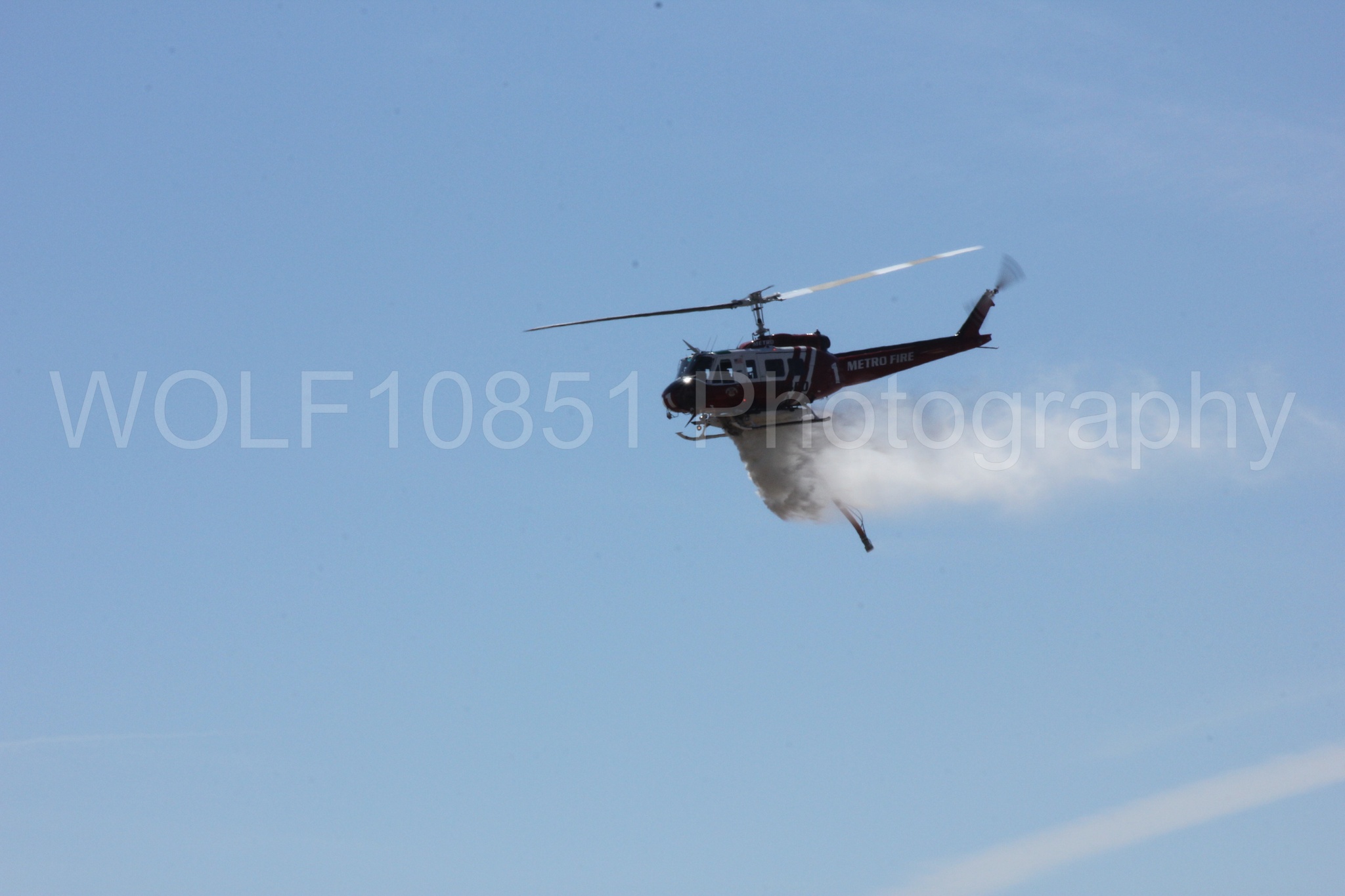 Aviation photography by WOLF10851 featuring California Capital Airshow 2012, Bell UH-1 Iroquois Huey, Sacramento Metro Fire.