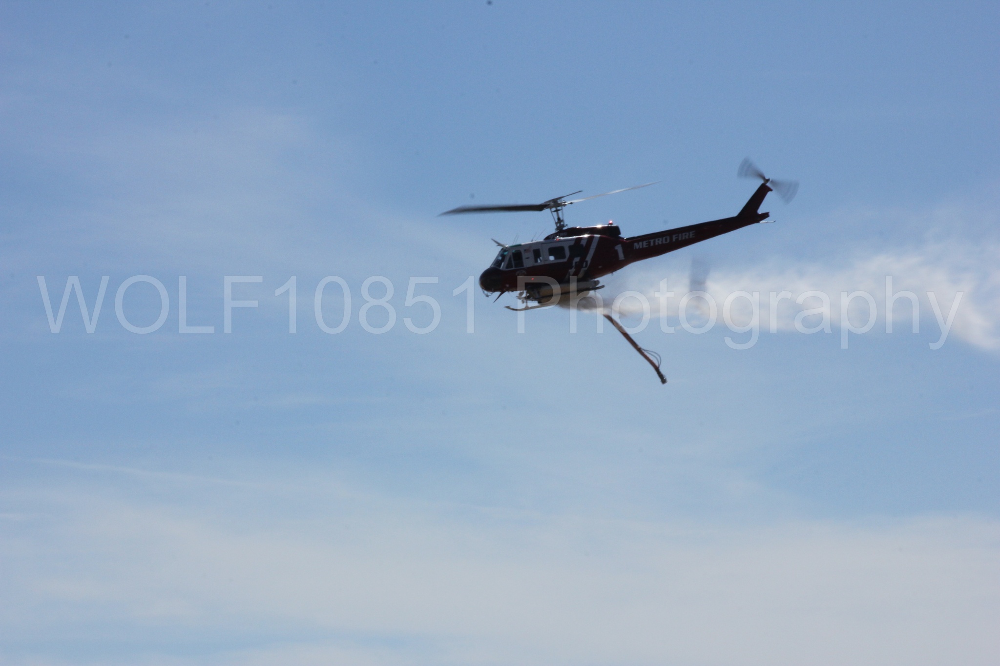 Aviation photography by WOLF10851 featuring California Capital Airshow 2012, Bell UH-1 Iroquois Huey, Sacramento Metro Fire.