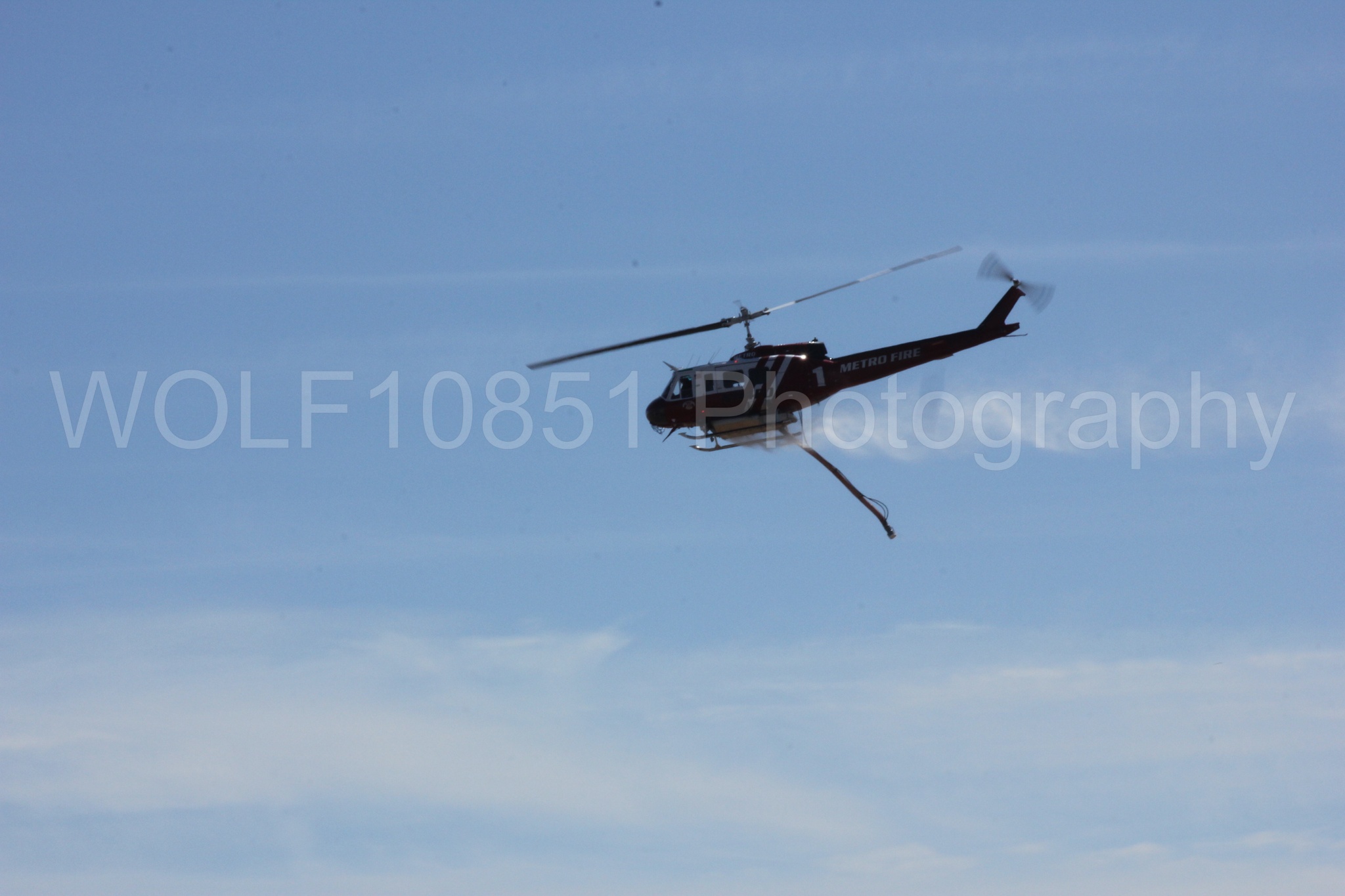 Aviation photography by WOLF10851 featuring California Capital Airshow 2012, Bell UH-1 Iroquois Huey, Sacramento Metro Fire.