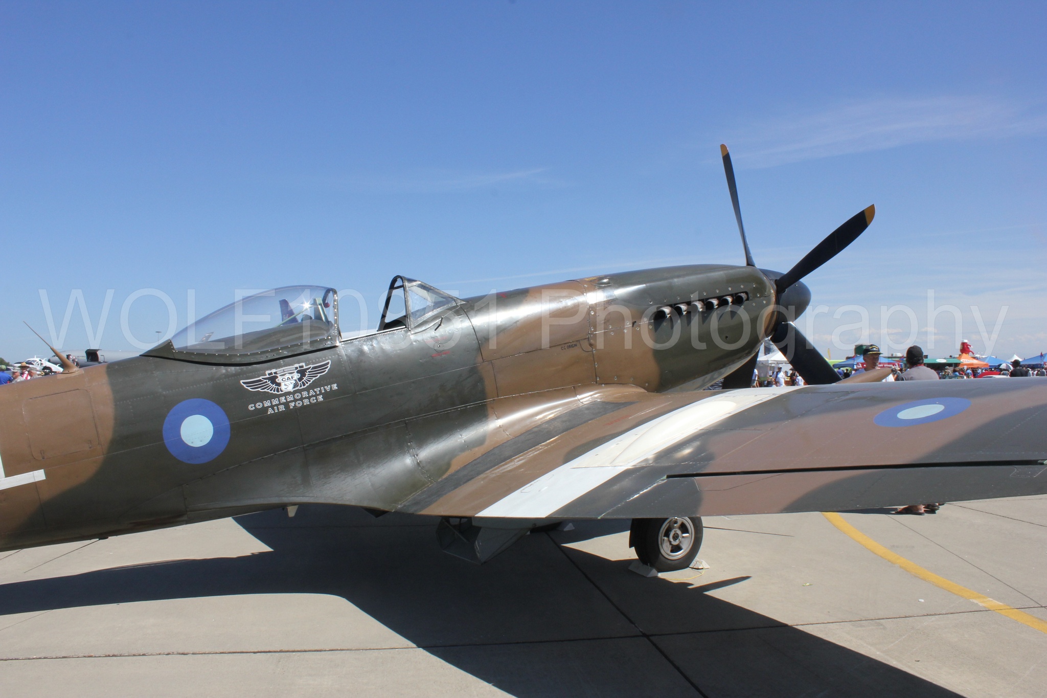 Aviation photography by WOLF10851 featuring California Capital Airshow 2012, Supermarine Spitfire.