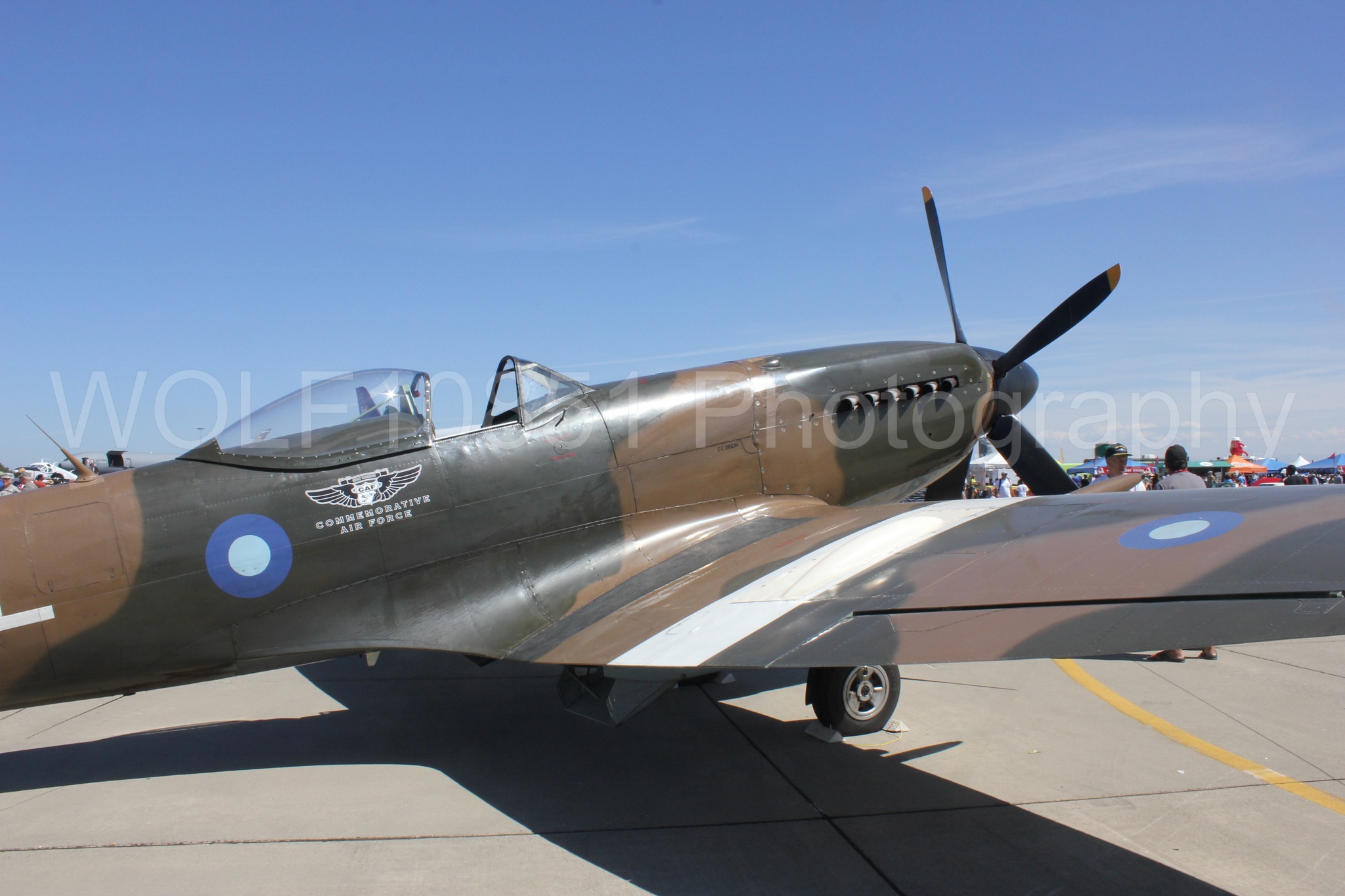 Aviation photography by WOLF10851 featuring California Capital Airshow 2012, Supermarine Spitfire.