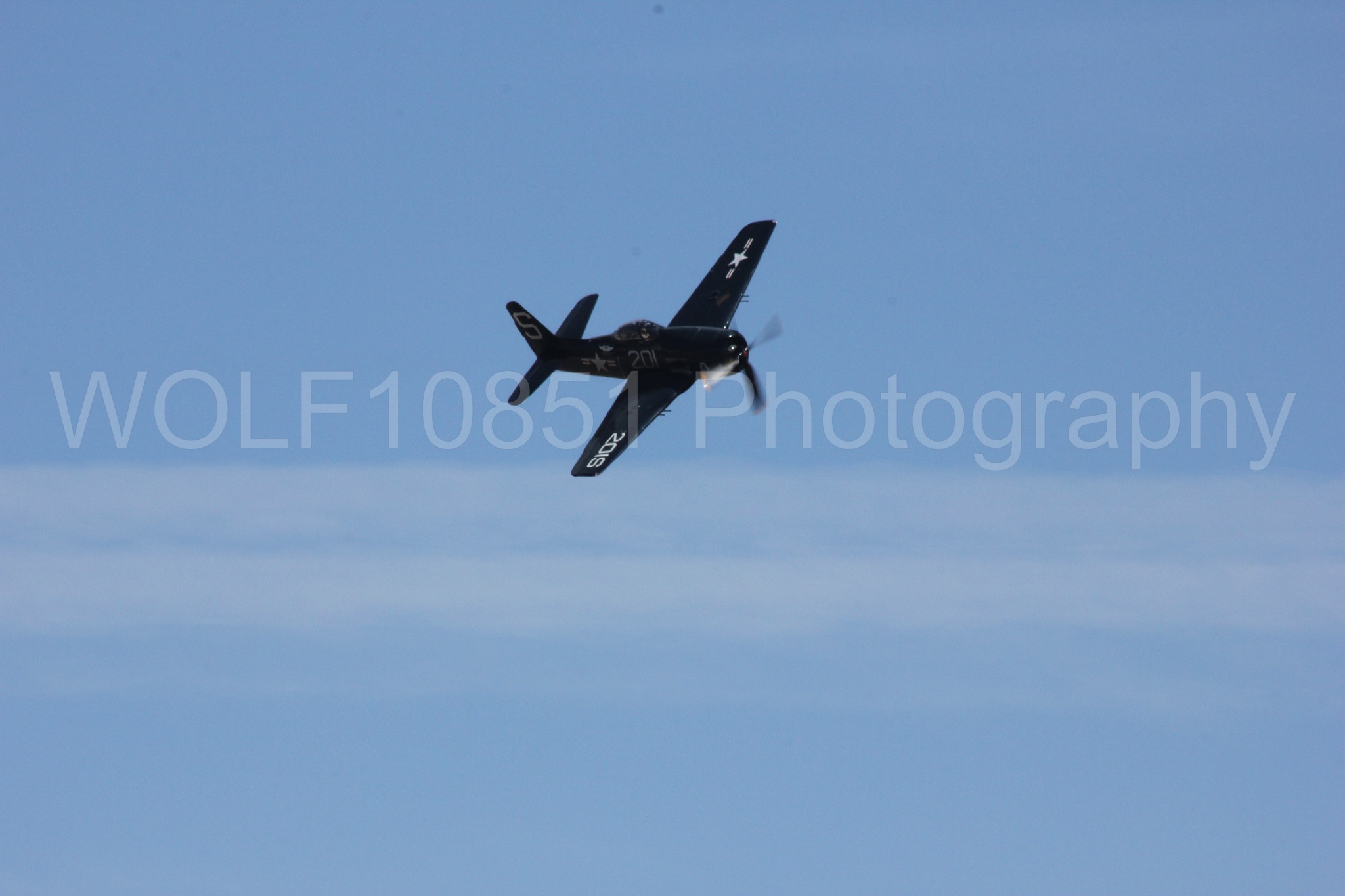 Aviation photography by WOLF10851 featuring f-8f Bearcat, California Capital Airshow 2012.