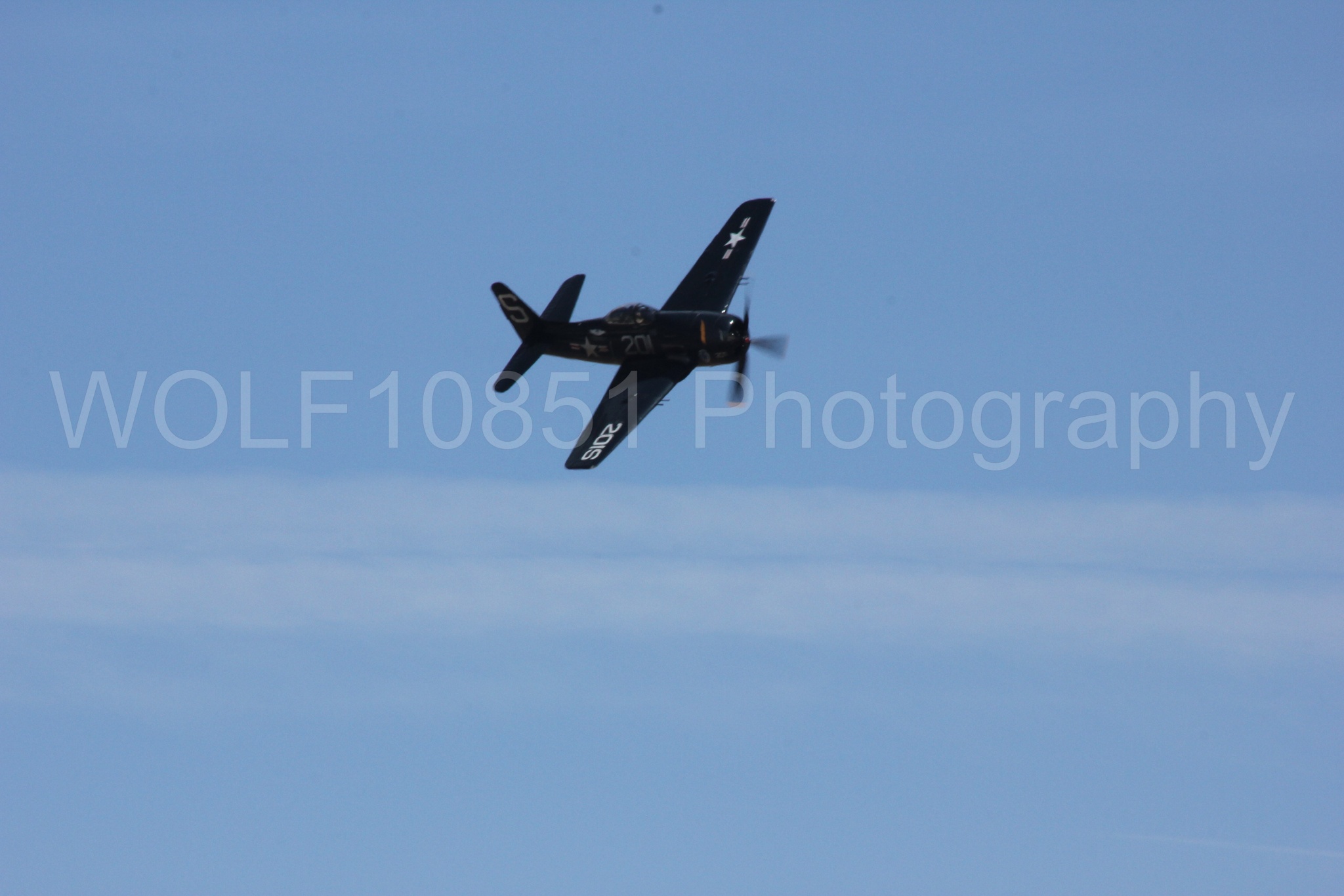 Aviation photography by WOLF10851 featuring f-8f Bearcat, California Capital Airshow 2012.