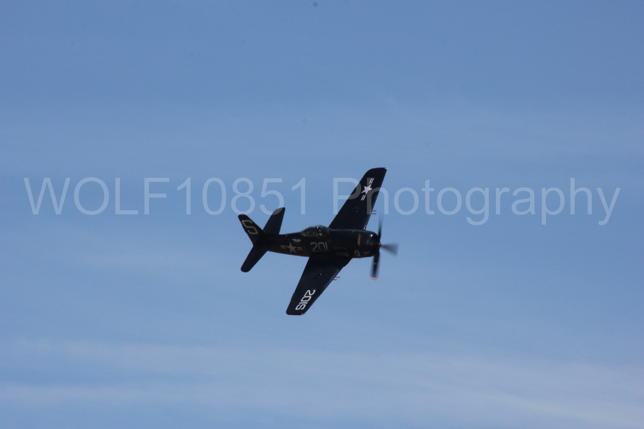 Aviation photography by WOLF10851 featuring f-8f Bearcat, California Capital Airshow 2012.