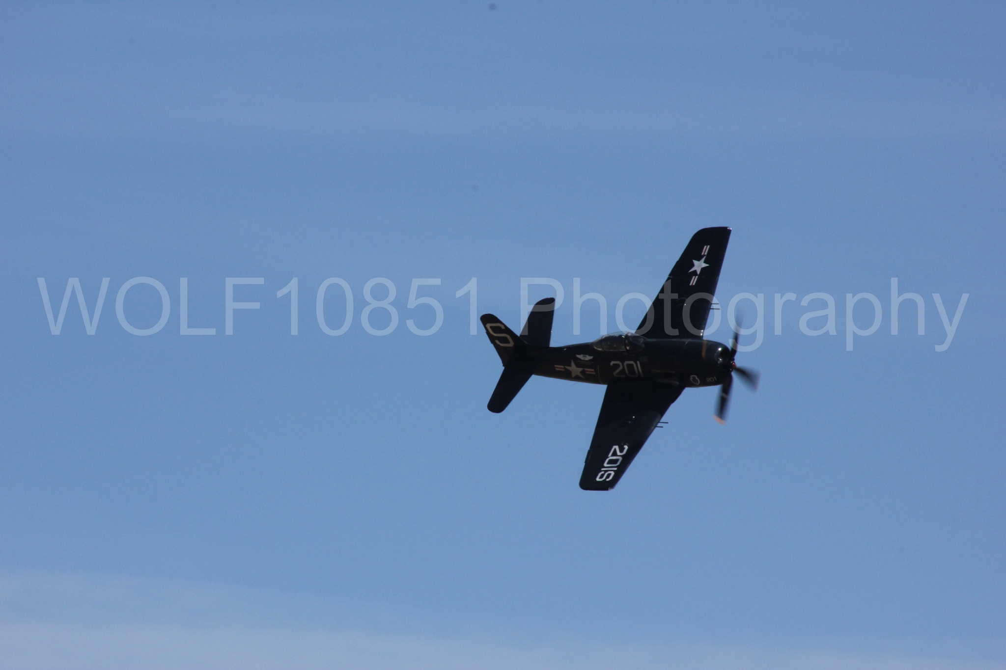 Aviation photography by WOLF10851 featuring f-8f Bearcat, California Capital Airshow 2012.