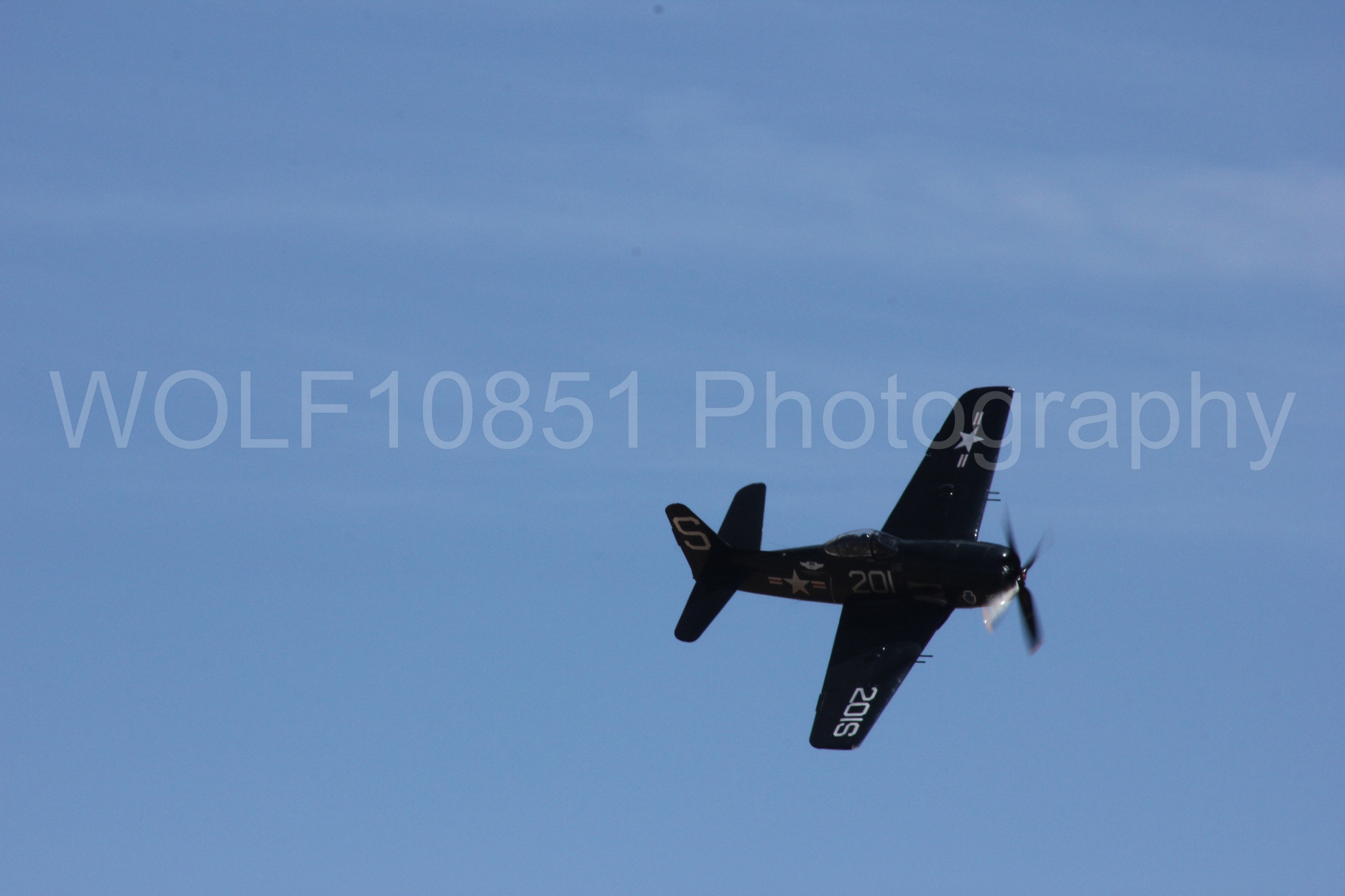 Aviation photography by WOLF10851 featuring f-8f Bearcat, California Capital Airshow 2012.