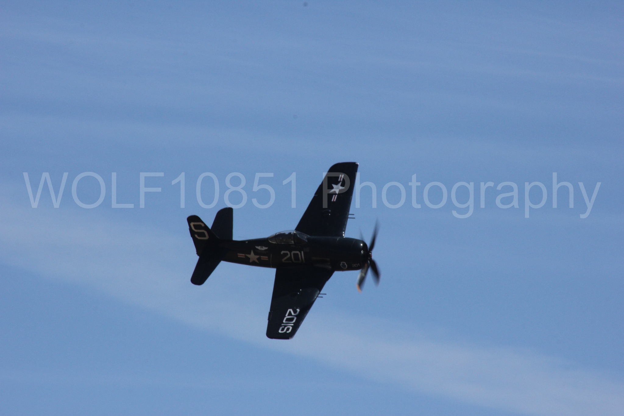 Aviation photography by WOLF10851 featuring f-8f Bearcat, California Capital Airshow 2012.