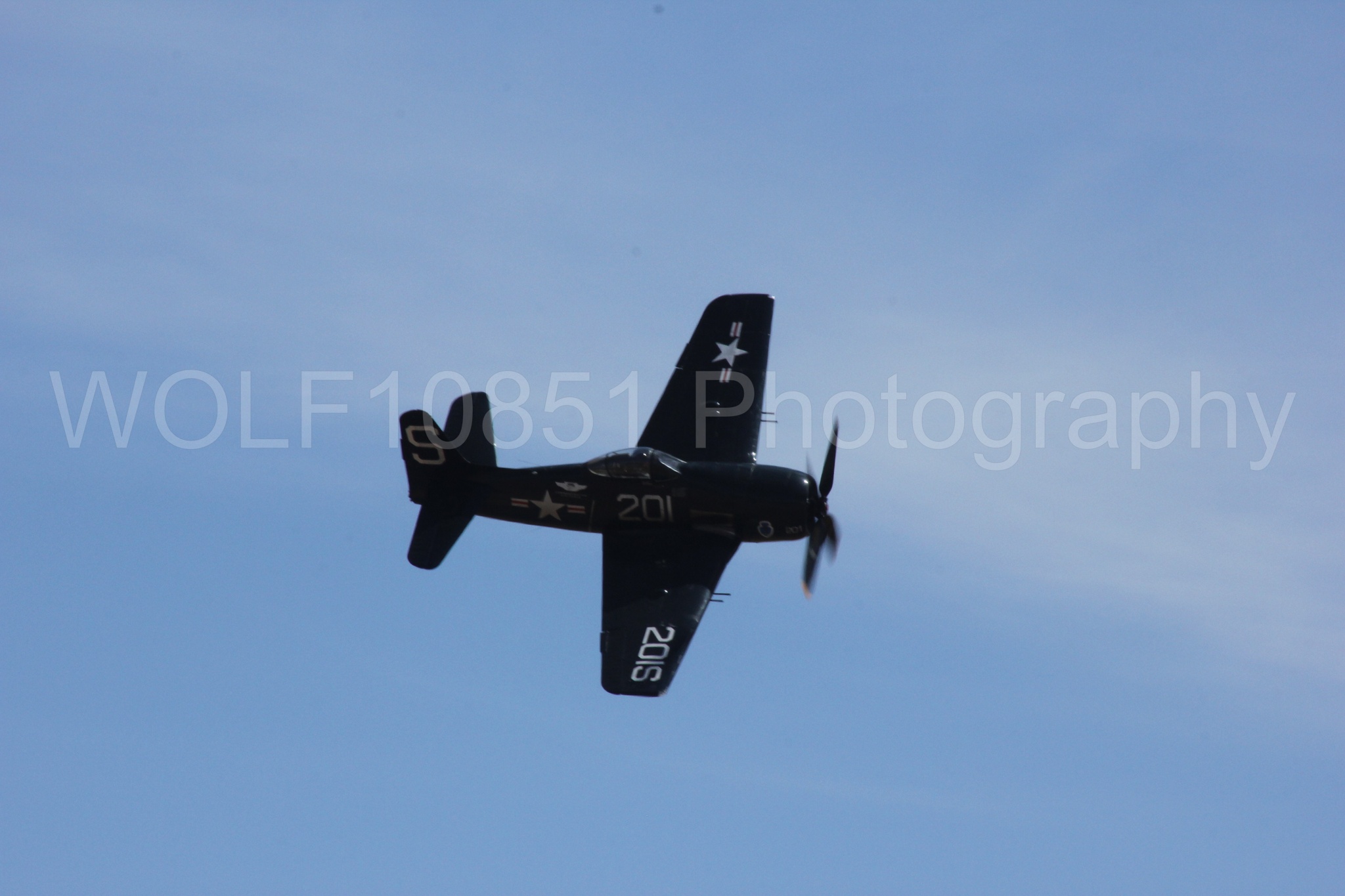 Aviation photography by WOLF10851 featuring f-8f Bearcat, California Capital Airshow 2012.