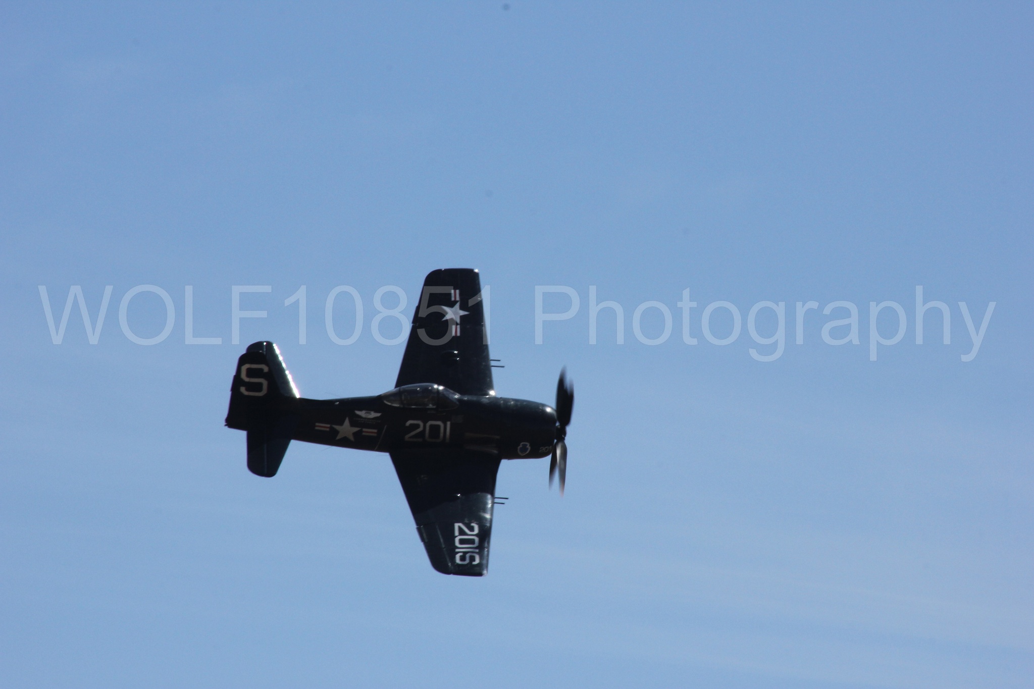 Aviation photography by WOLF10851 featuring f-8f Bearcat, California Capital Airshow 2012.