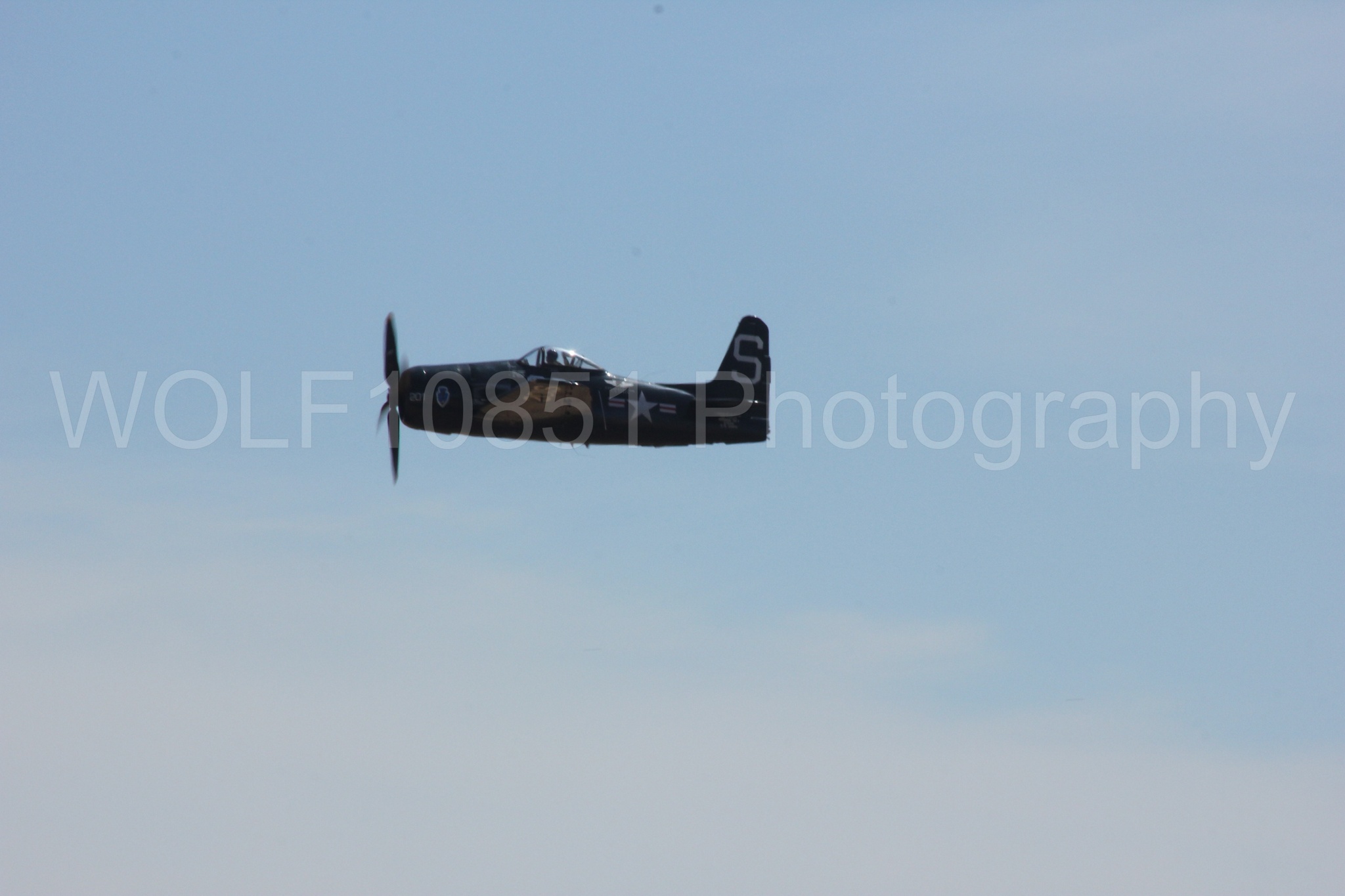 Aviation photography by WOLF10851 featuring f-8f Bearcat, California Capital Airshow 2012.