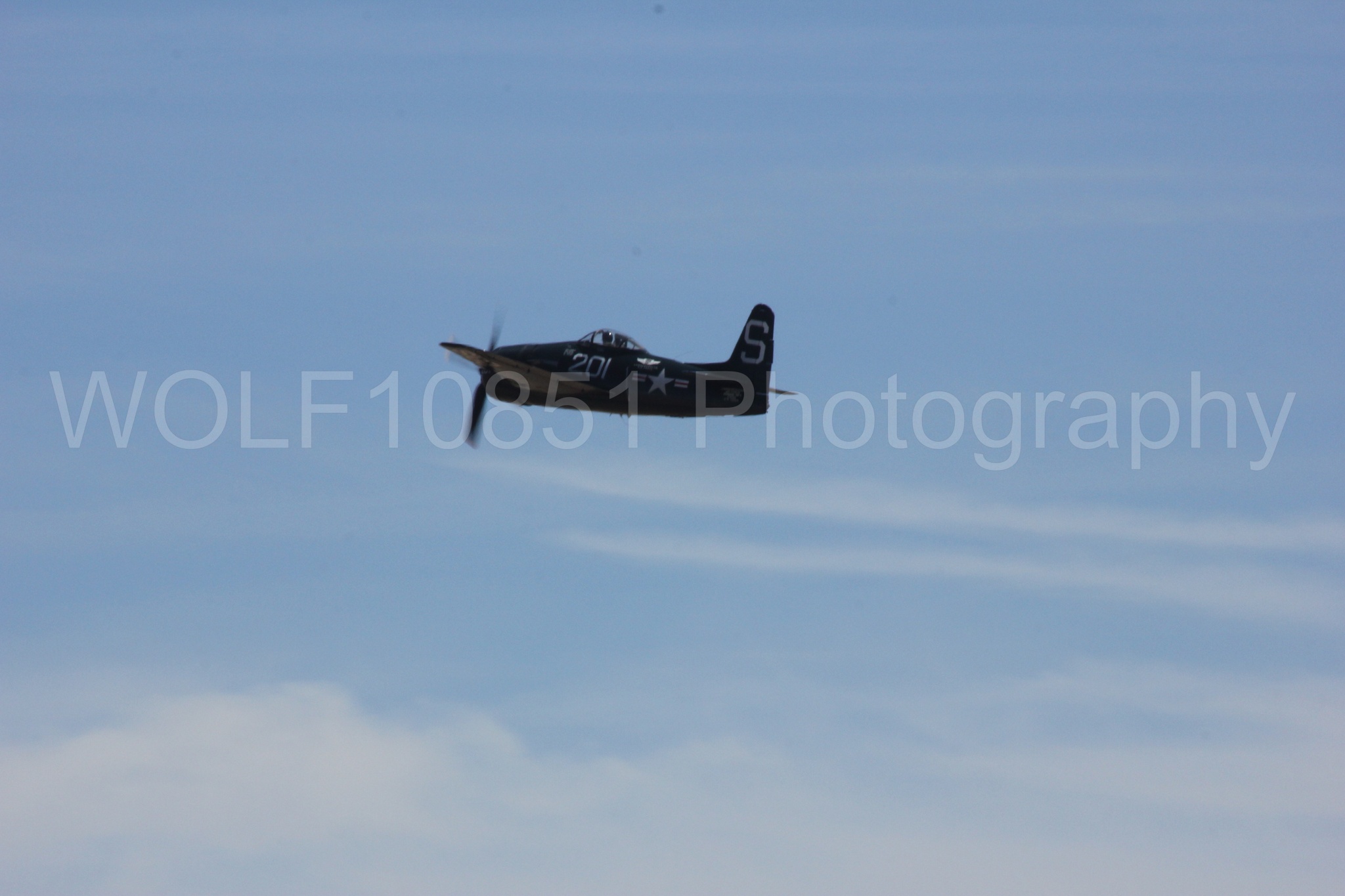 Aviation photography by WOLF10851 featuring f-8f Bearcat, California Capital Airshow 2012.