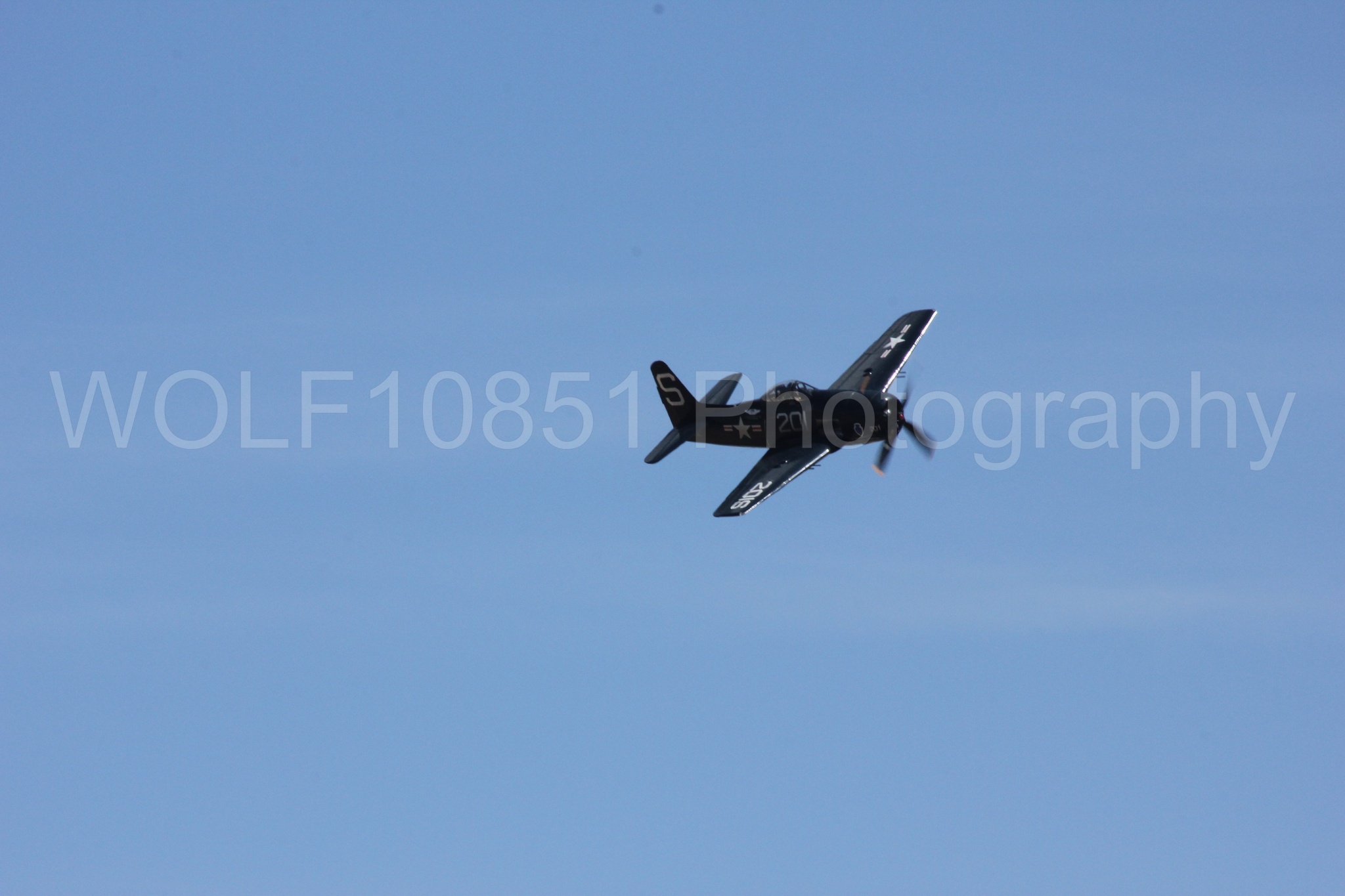 Aviation photography by WOLF10851 featuring f-8f Bearcat, California Capital Airshow 2012.