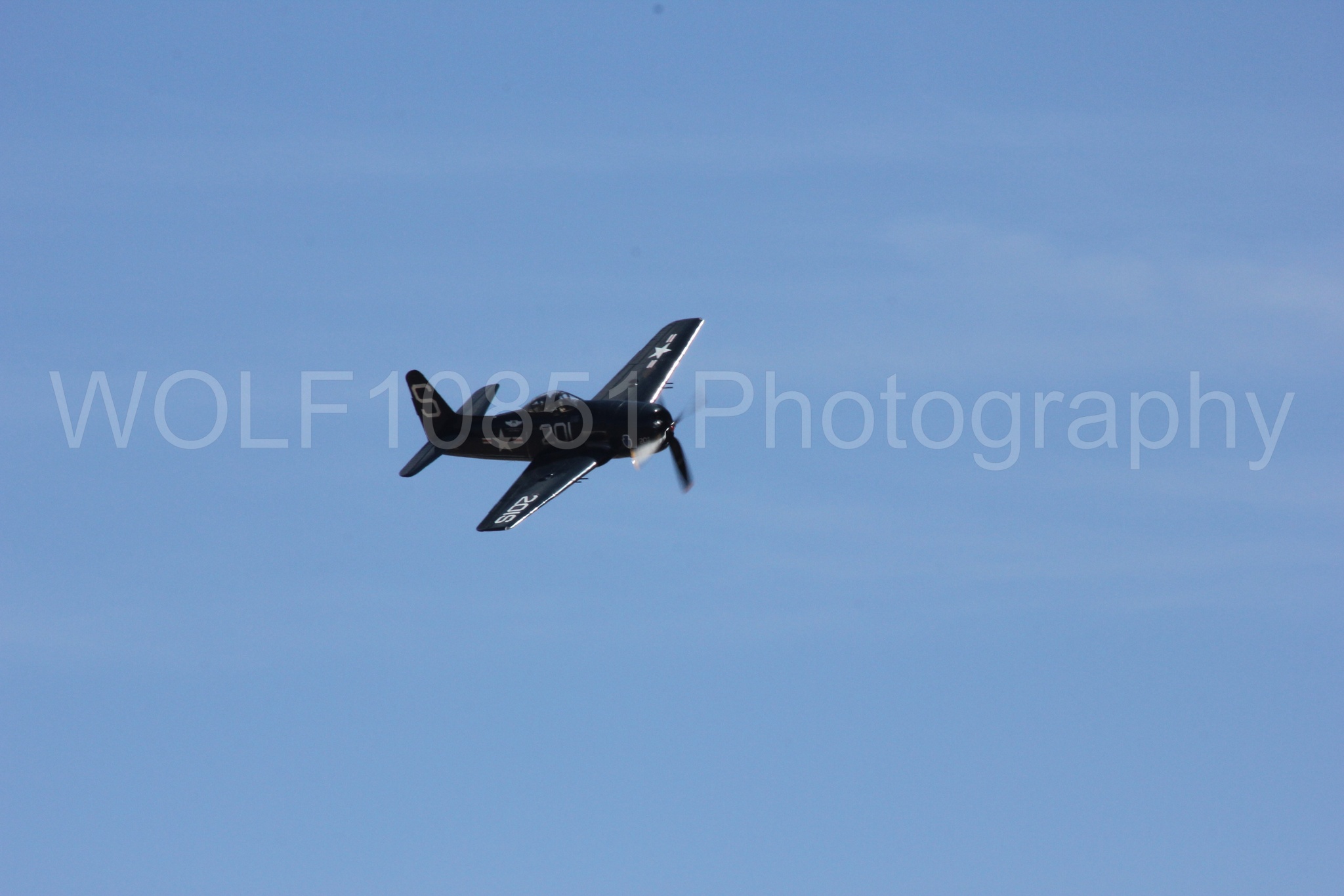 Aviation photography by WOLF10851 featuring f-8f Bearcat, California Capital Airshow 2012.