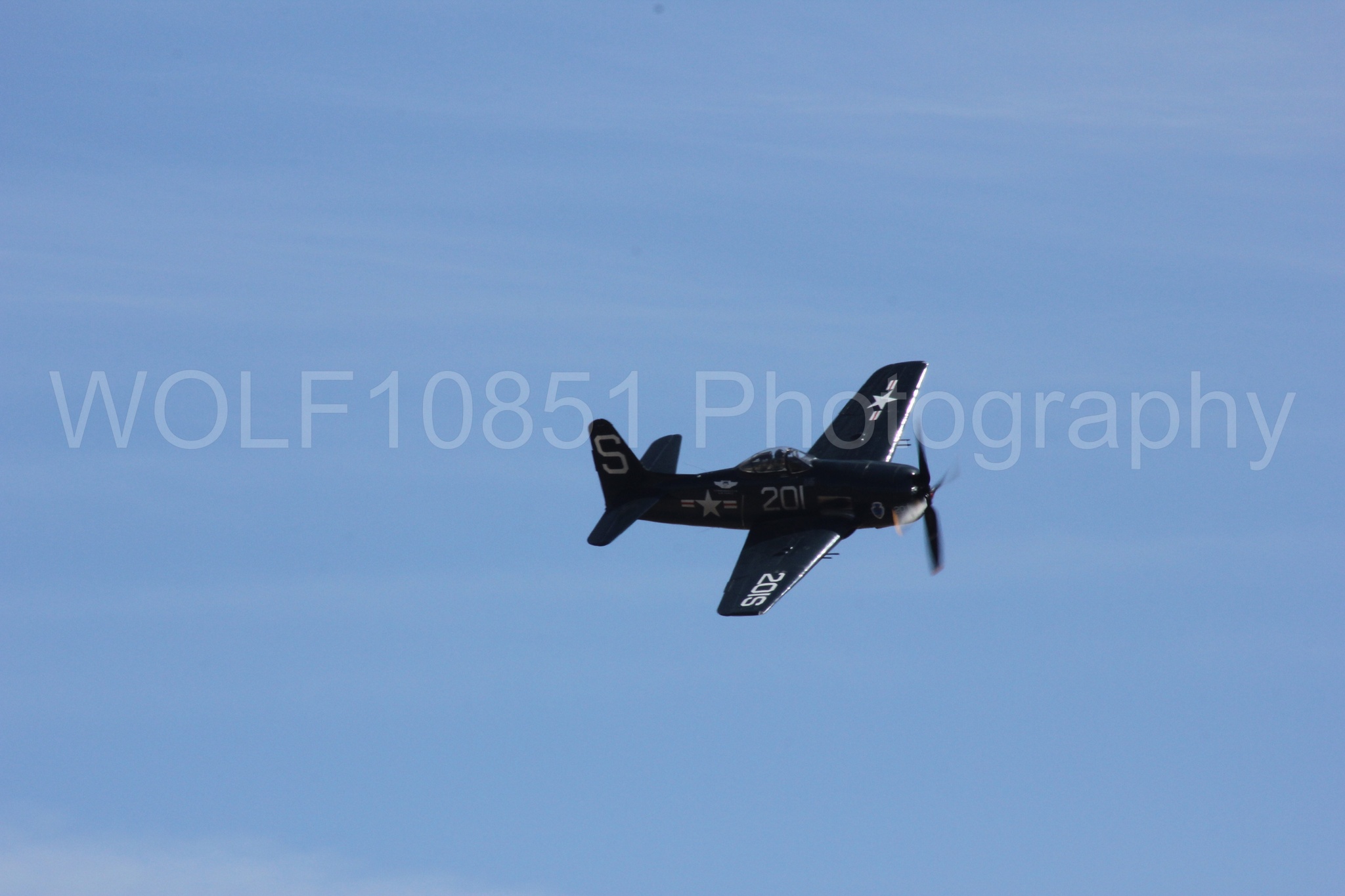 Aviation photography by WOLF10851 featuring f-8f Bearcat, California Capital Airshow 2012.