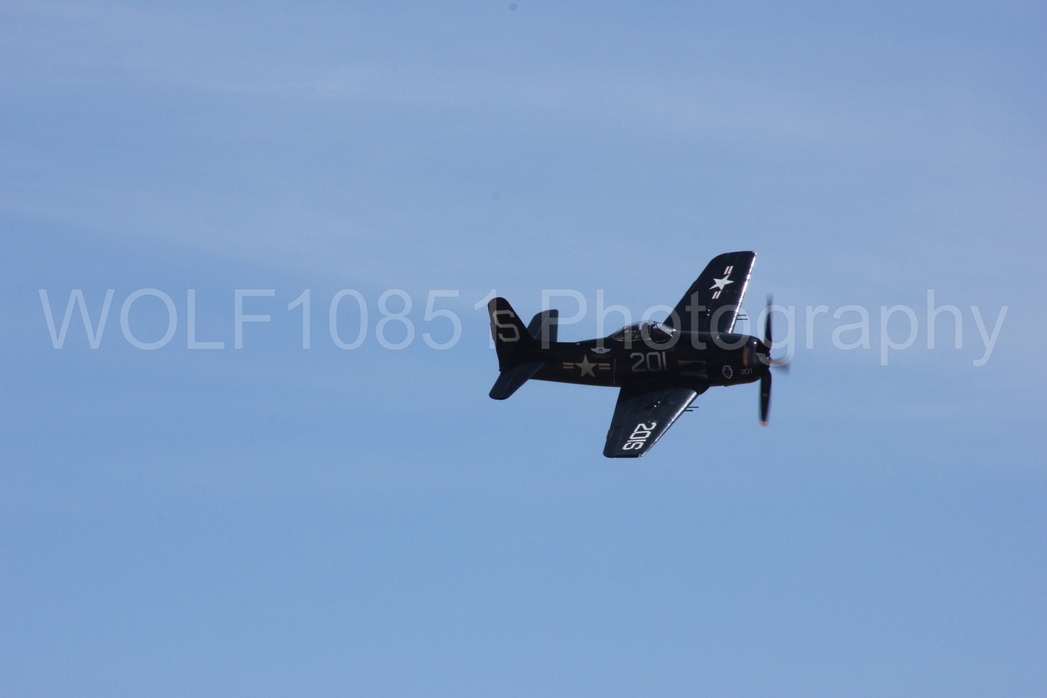 Aviation photography by WOLF10851 featuring f-8f Bearcat, California Capital Airshow 2012.