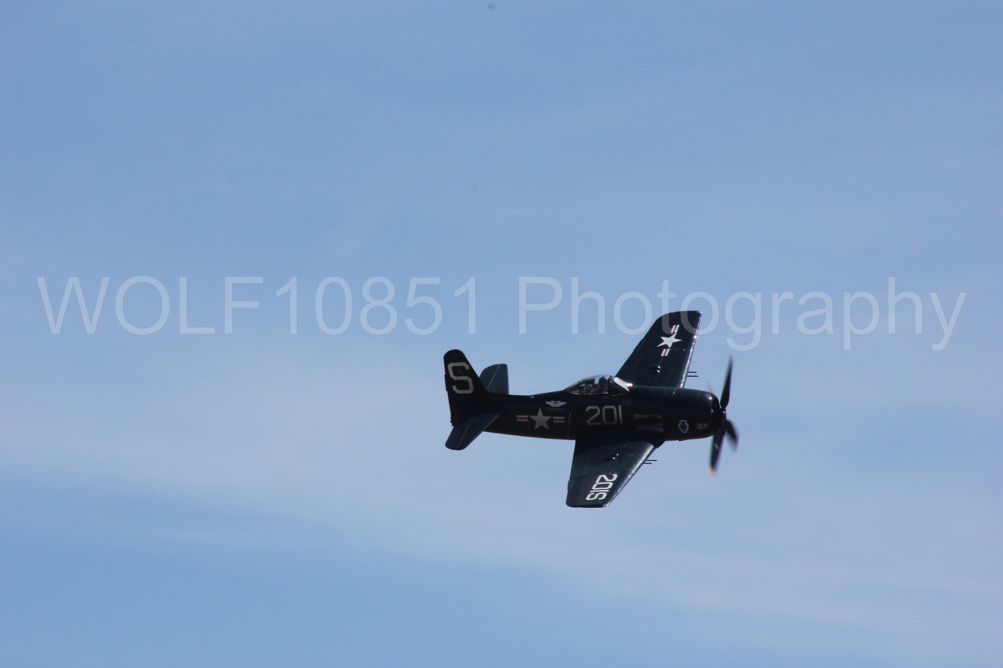 Aviation photography by WOLF10851 featuring f-8f Bearcat, California Capital Airshow 2012.