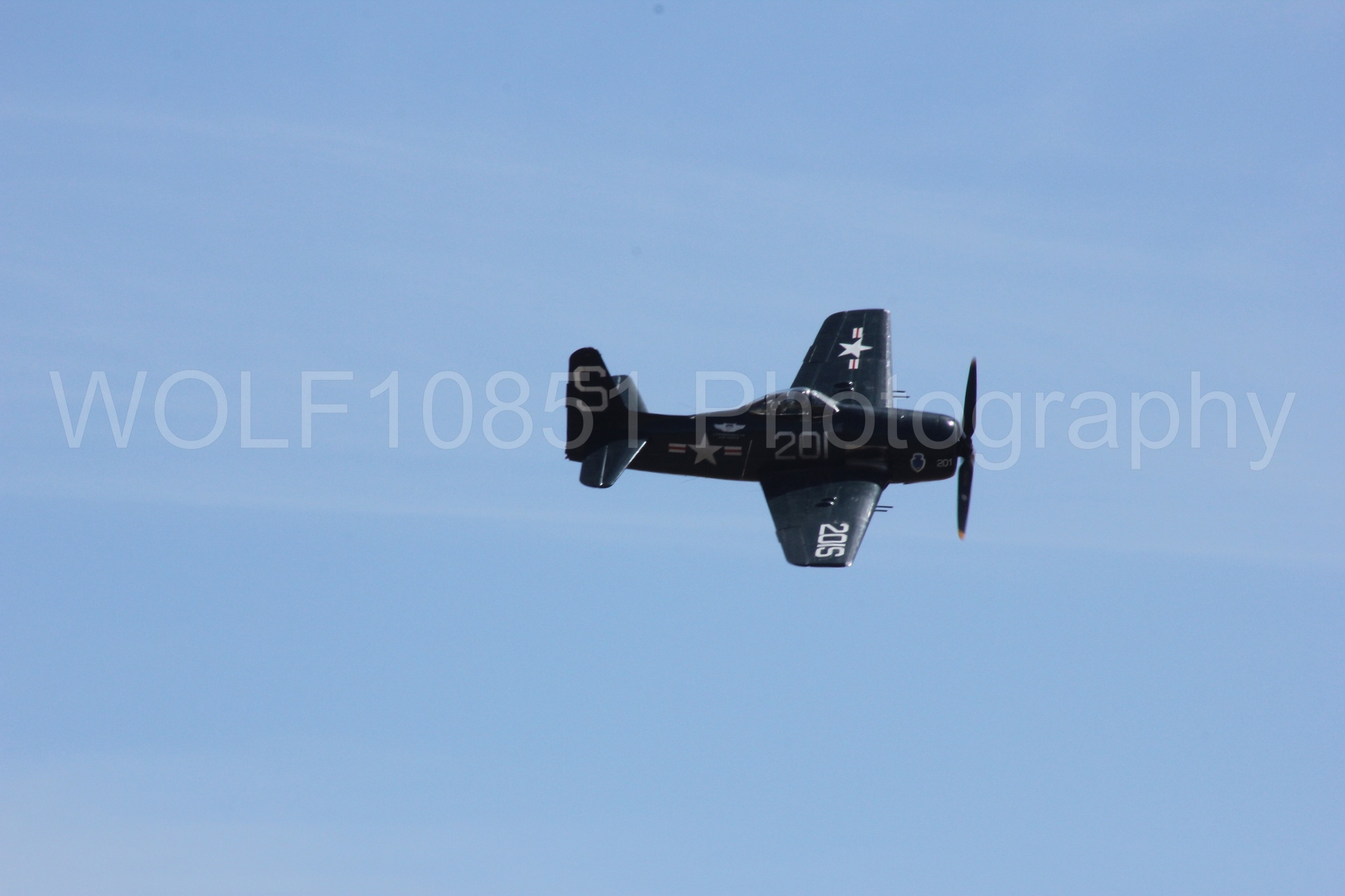 Aviation photography by WOLF10851 featuring f-8f Bearcat, California Capital Airshow 2012.