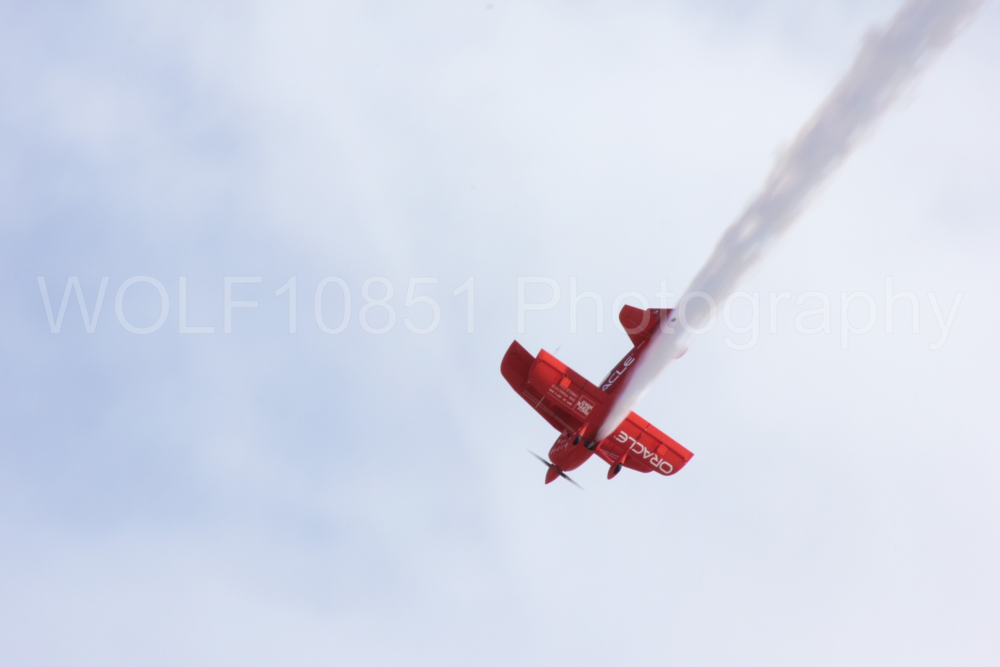 Aviation photography by WOLF10851 featuring California Capital Airshow 2012, Sean Tucker, Oracle, Team Oracle, Aviation Specialties Unlimited Challenger III.