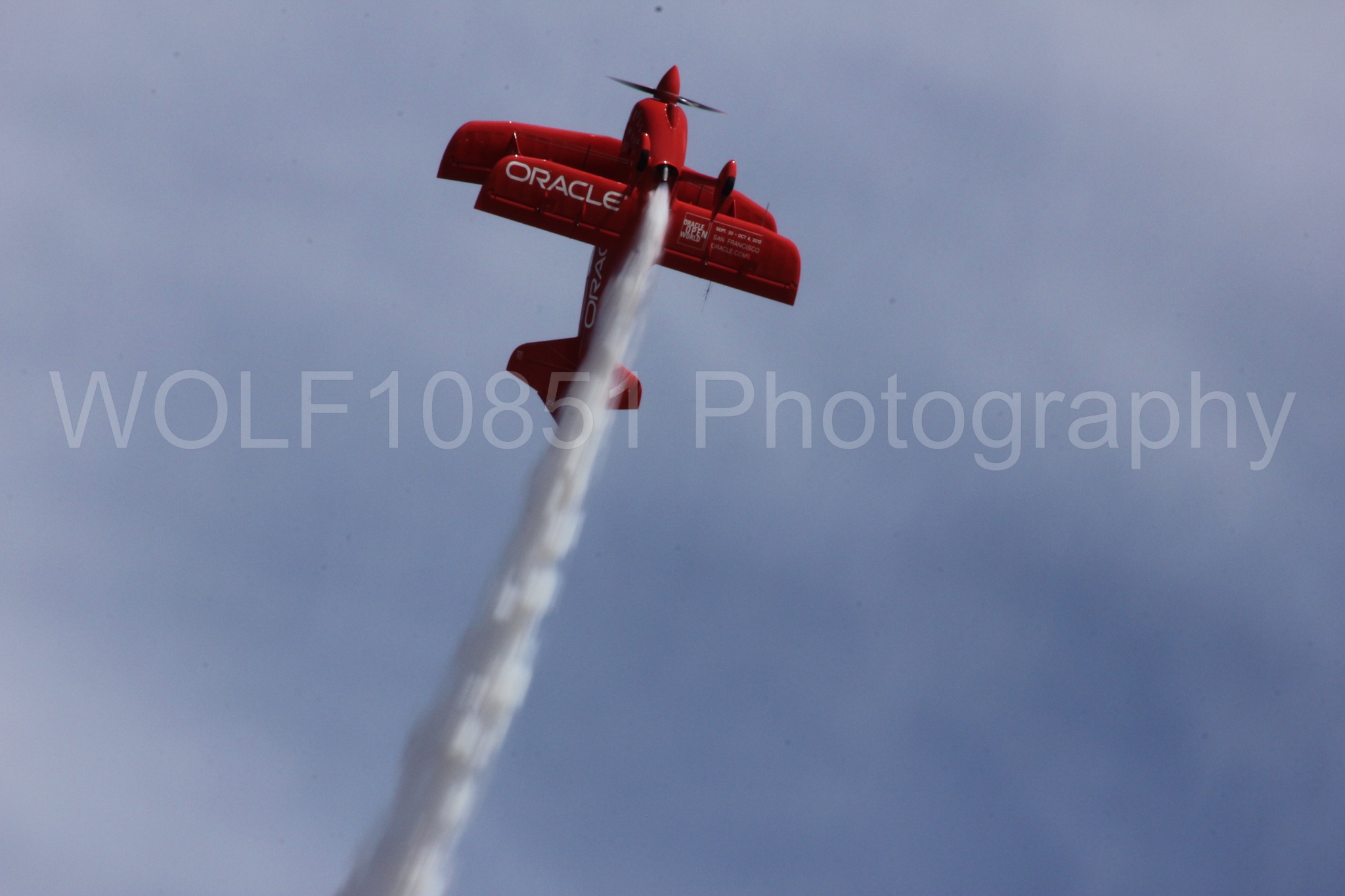 Aviation photography by WOLF10851 featuring California Capital Airshow 2012, Sean Tucker, Oracle, Team Oracle, Aviation Specialties Unlimited Challenger III.
