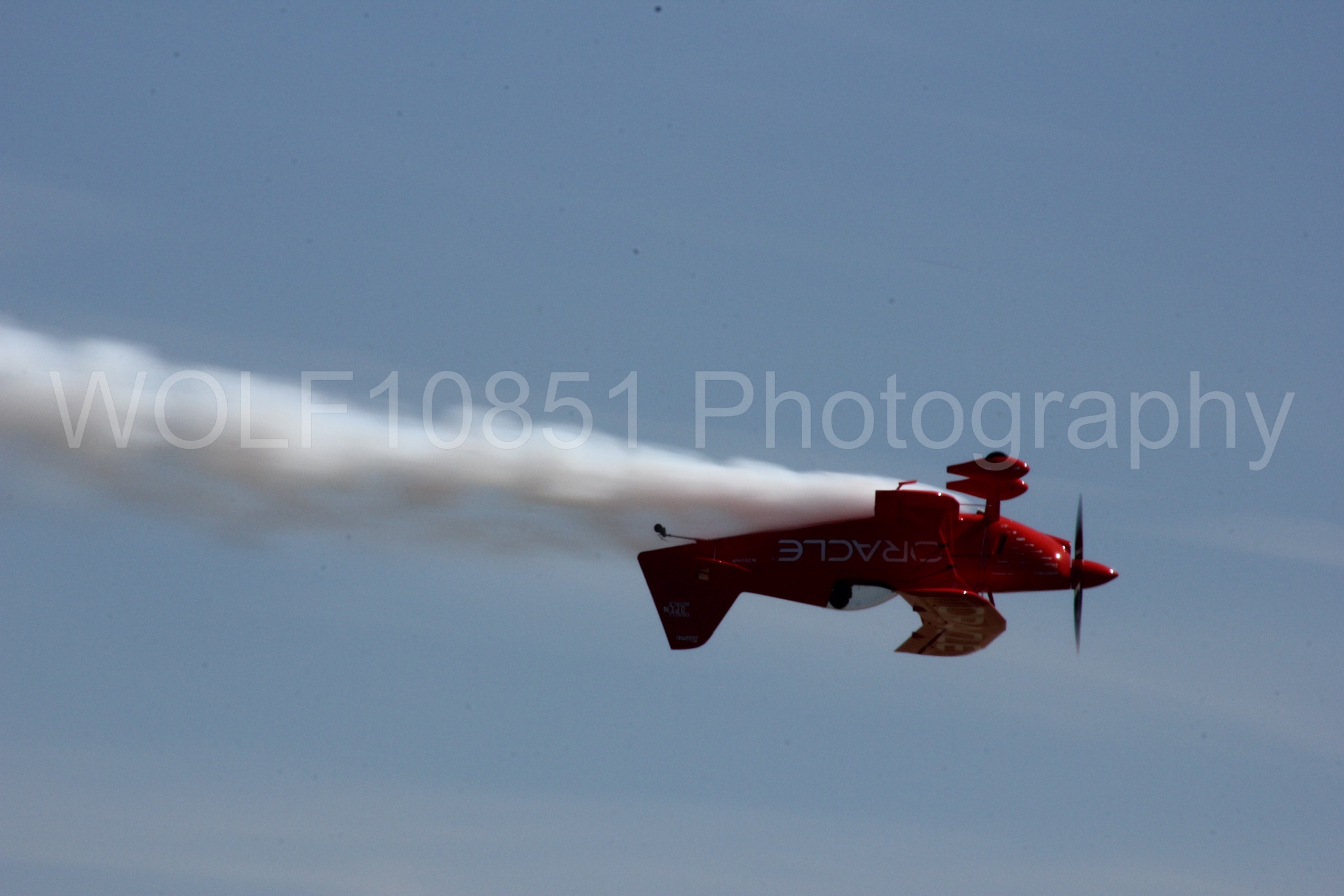 Aviation photography by WOLF10851 featuring California Capital Airshow 2012, Sean Tucker, Oracle, Team Oracle, Aviation Specialties Unlimited Challenger III.