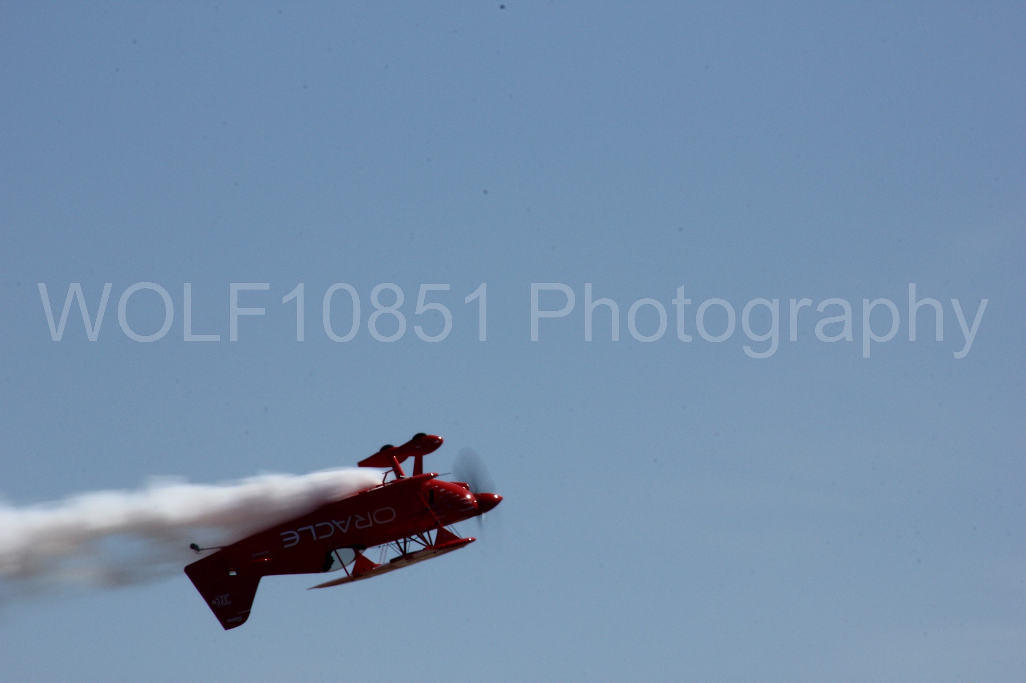 Aviation photography by WOLF10851 featuring California Capital Airshow 2012, Sean Tucker, Oracle, Team Oracle, Aviation Specialties Unlimited Challenger III.